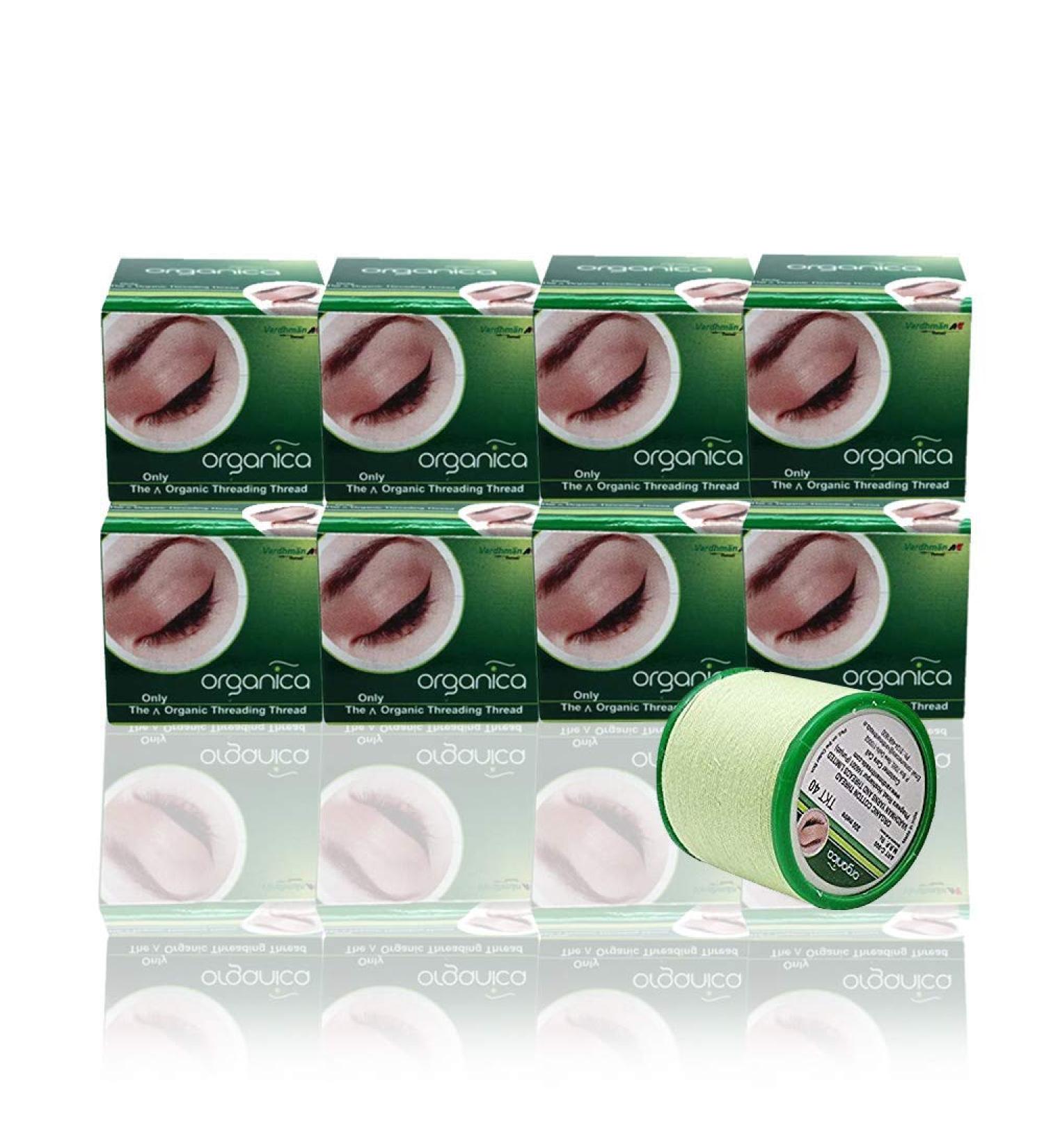 16 Spool x 300m Vardhaman Organica Organic Cotton Eyebrow Threading Thread India