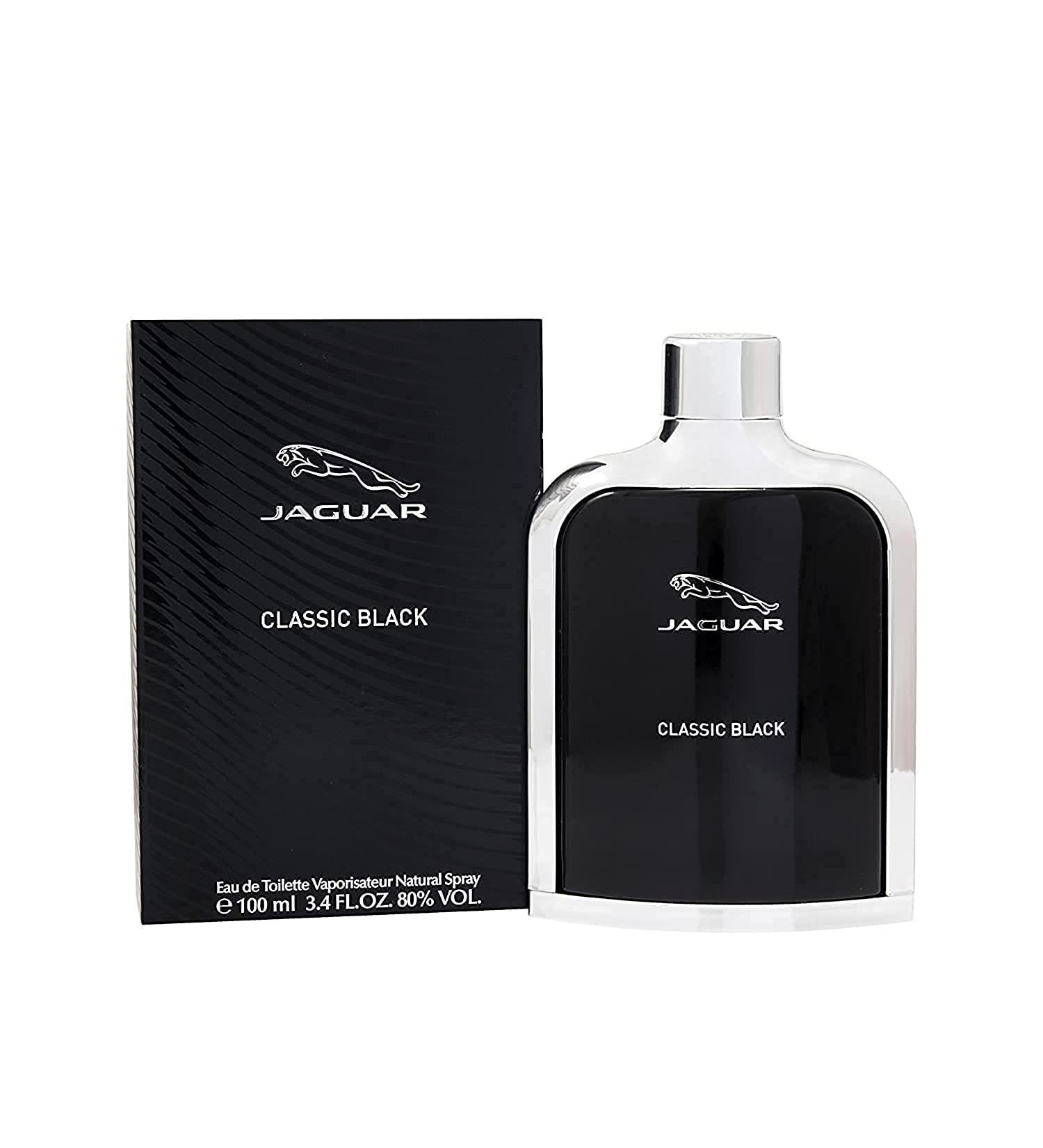 Jaguar Classic Black Eau De Toilette Spray 3.4 Oz/ 100 Ml for Men By 3.4 Fl Oz - Buy Online on GoSupps.com