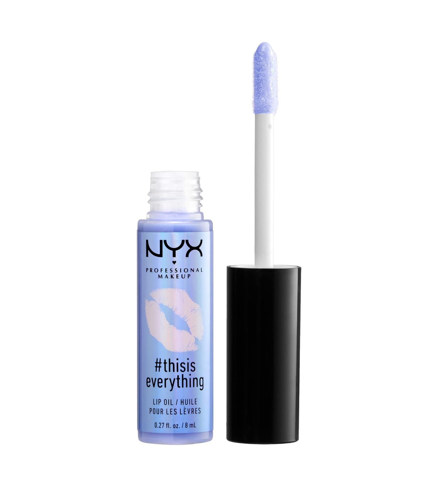 NYX Professional Makeup THISISEVERYTHING Lip Oil - Sheer Lavender 0.27 Fl Oz (Pack of 1) - Buy Online on GoSupps.com
