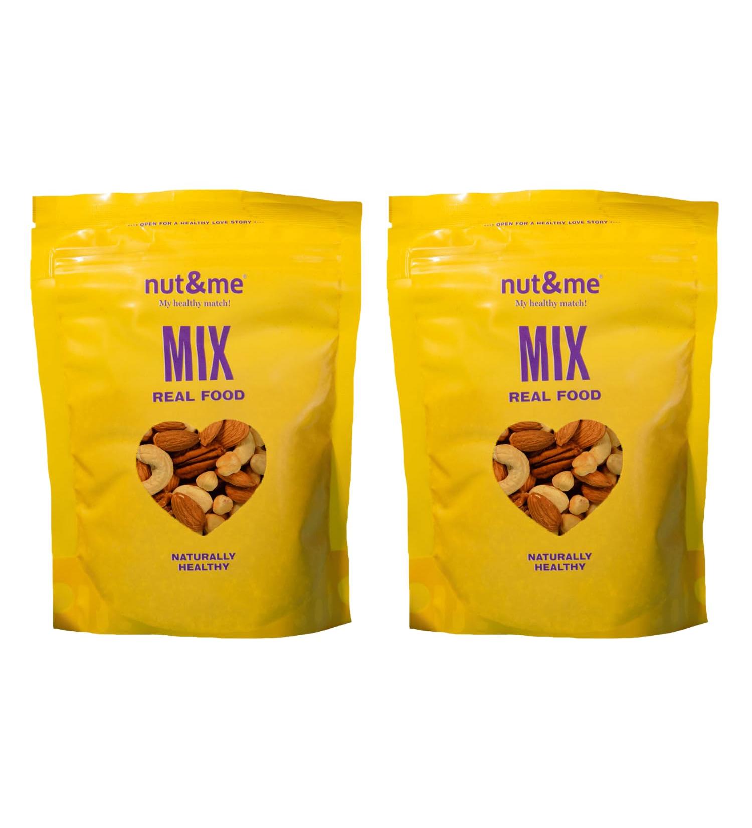 Natural dried fruit mix 300 gr nut&me | Gluten free | Vegan | Premium quality | High in protein and fiber | Keto | Pack 2x150 gr - Buy Online on GoSupps.com