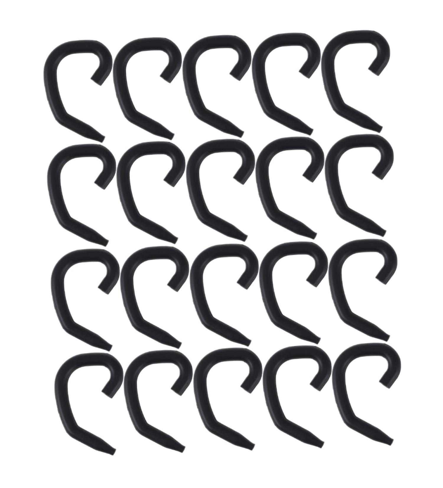 Sewoart 20 Pack Mask Hooks - Durable Ear Hooks & Headset Hangers for Masks Clothing Rack & Hearing Protection - 4.8x3.3cm - Buy Online on GoSupps.com