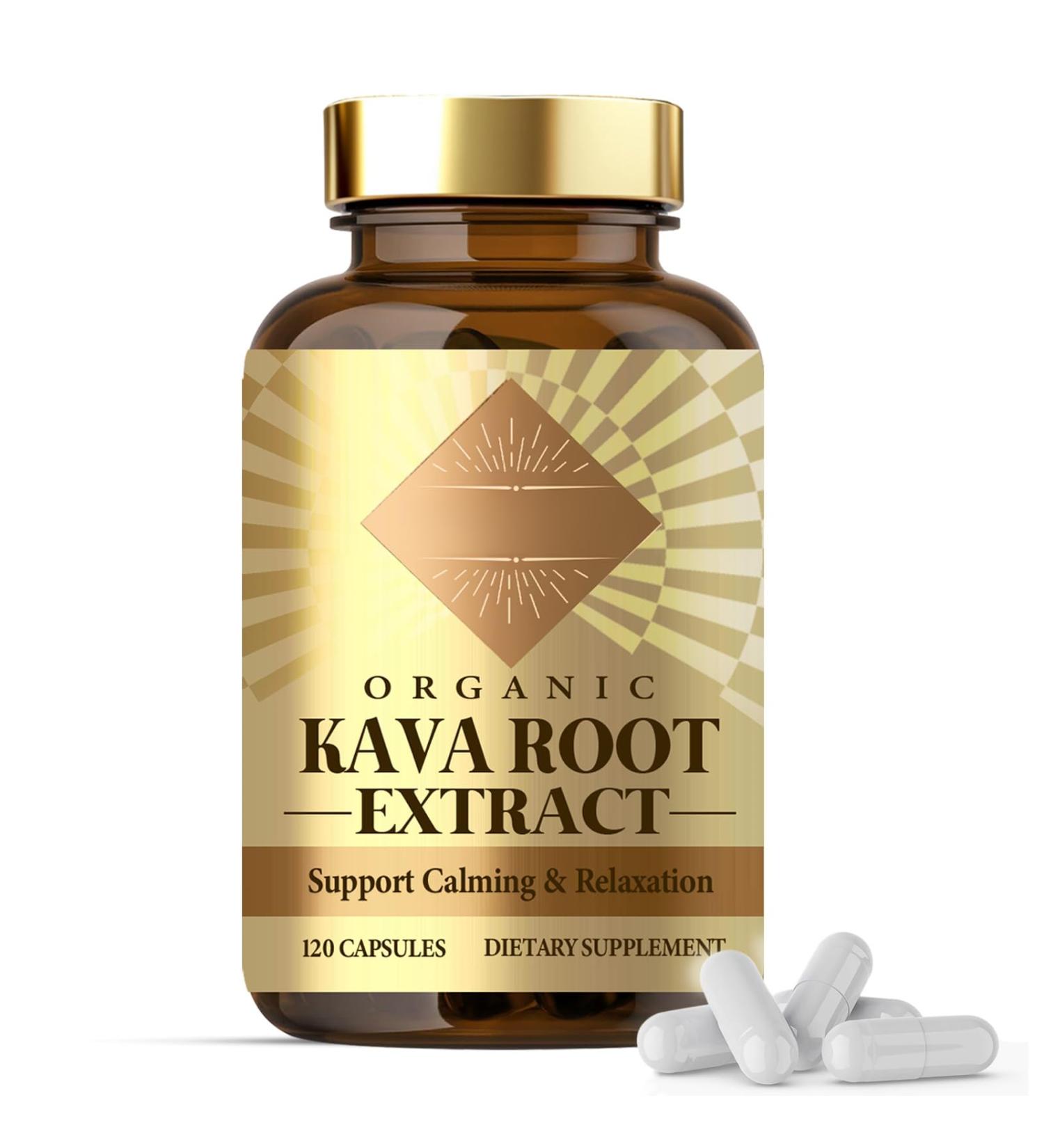 FlexBloom Kava Kava Capsules High Concentration Kava Root Extract Supplement for Relaxation and Immune Support Vegan & Non-GMO 120 Capsules - Buy Online on GoSupps.com