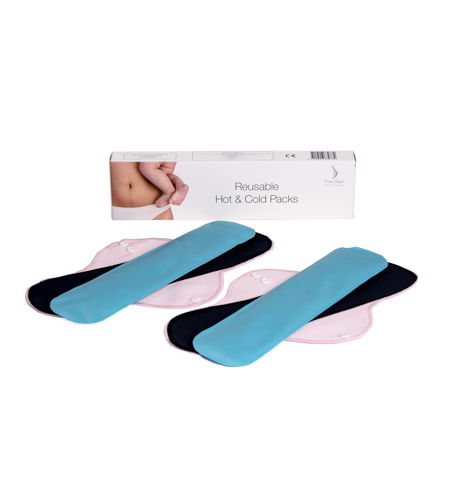 First Days Maternity Reusable Heat & Cold Packs Postpartum Recovery Hemorrhoids Bruises Perfect Baby Shower Gift (2 Pack) - Buy Online on GoSupps.com