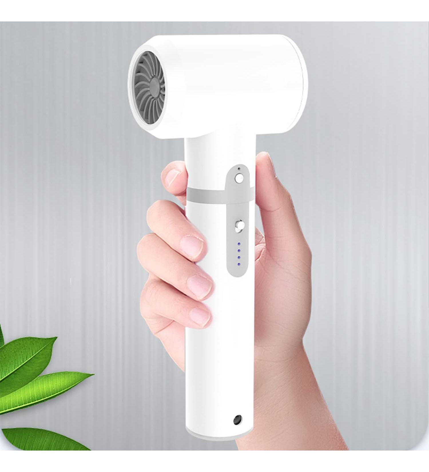 Handheld Rechargeable Hair Dryer Cordless Blow Dryer 3 Heat Modes Portable Wireless Hairdryer for Art Painting Home School Outdoor Travel Tool - Buy Online on GoSupps.com
