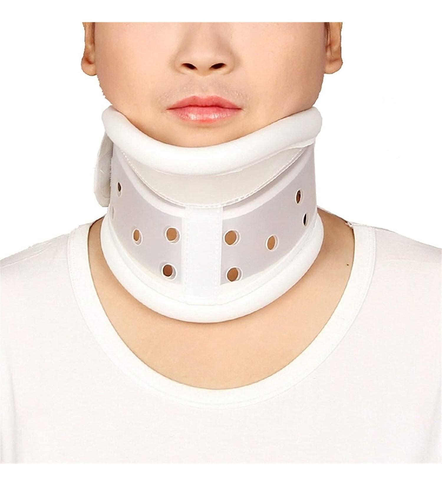 JLASDR Adjustable Neck Brace Collar for Torticollis | Correct Posture Neck Support with Chin Support - International Shipping - Buy Online on GoSupps.com