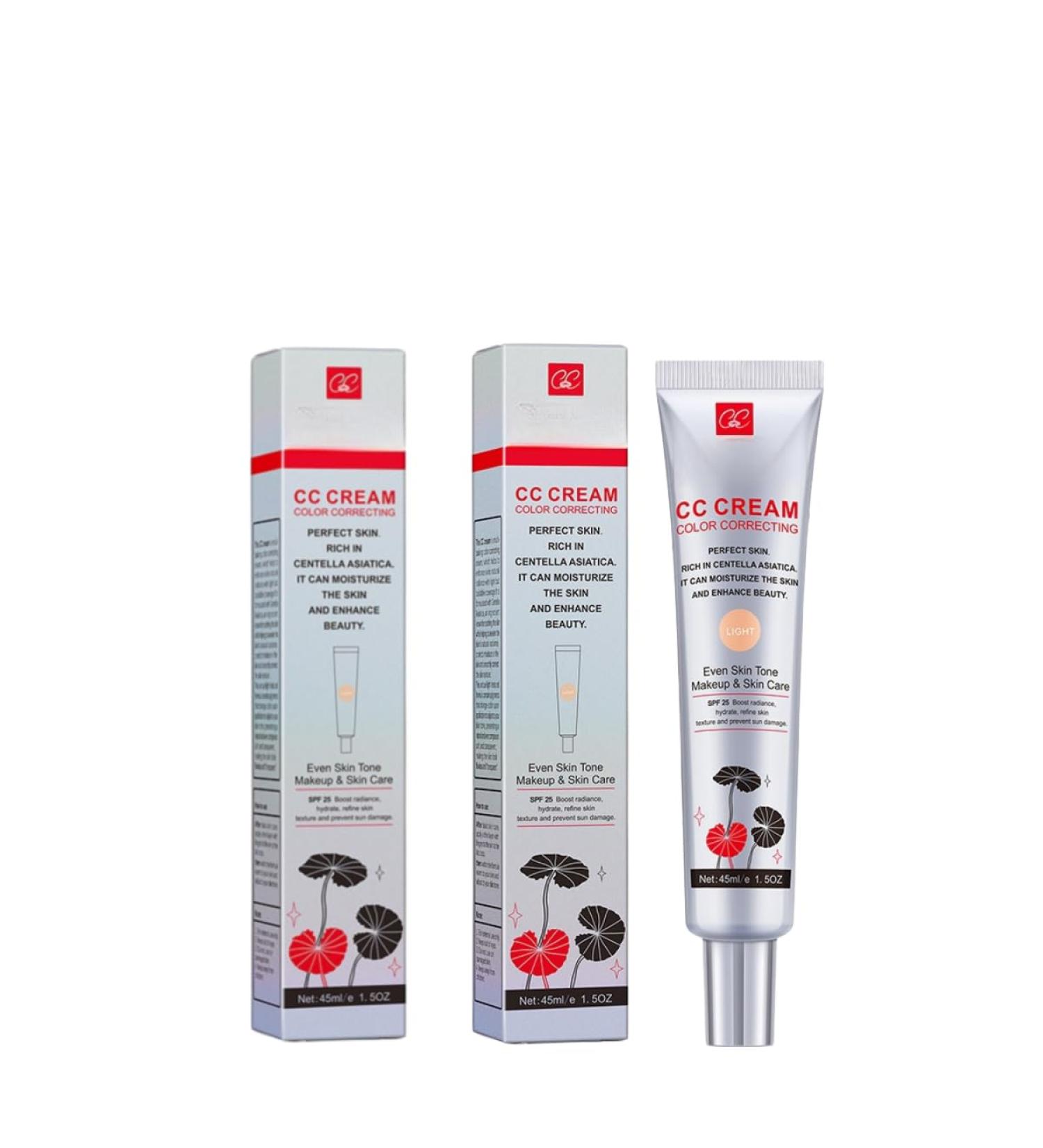 EXQST CC Concealer Foundation - Color and Redness Corrector with Centella Asiatica Moisturizing Makeup Base Lightening Complexion Concealer Soothing and Moisturizing Skin - Buy Online on GoSupps.com