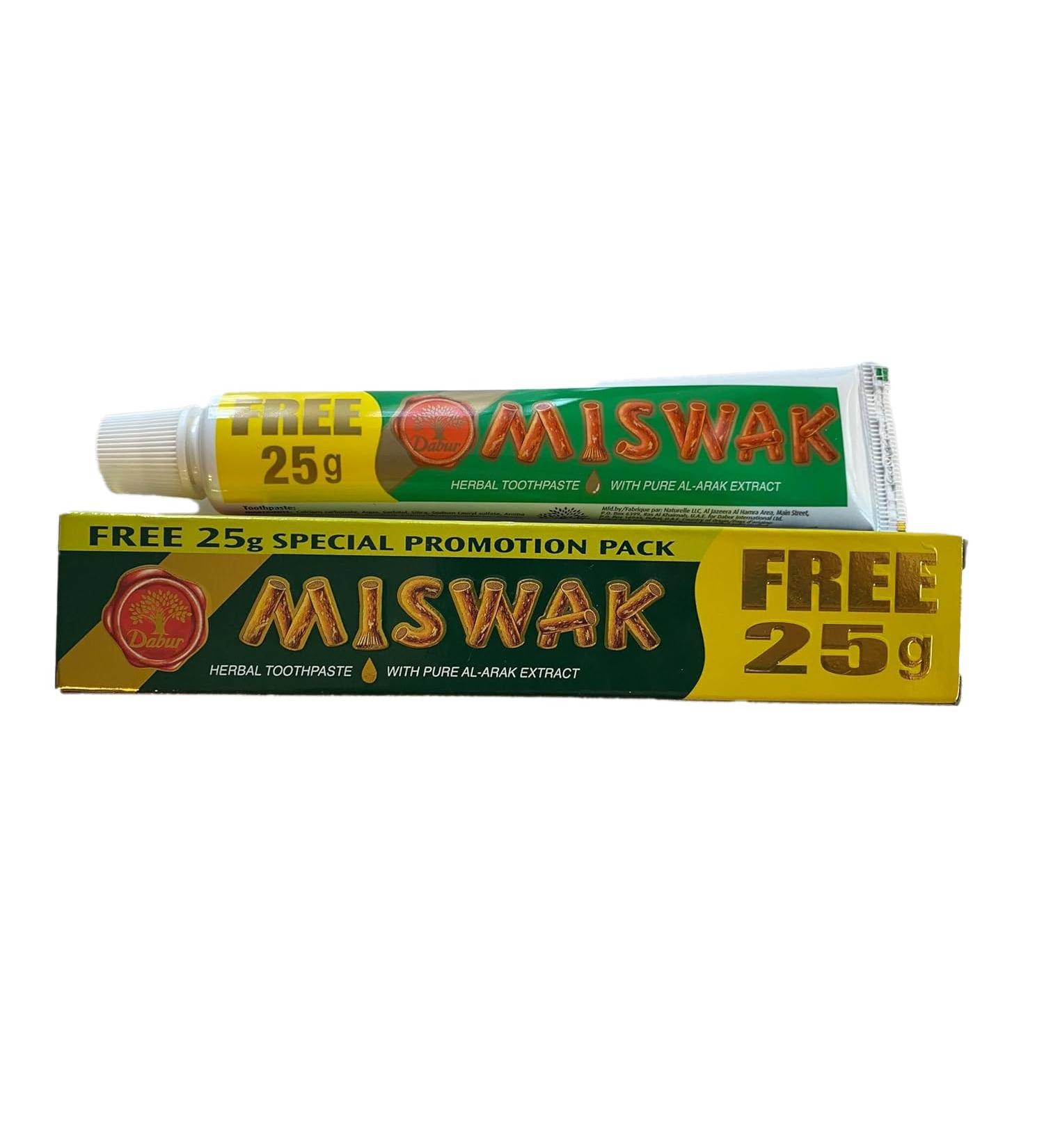 Miswak Dabur Toothpaste 75g - Buy Online on GoSupps.com