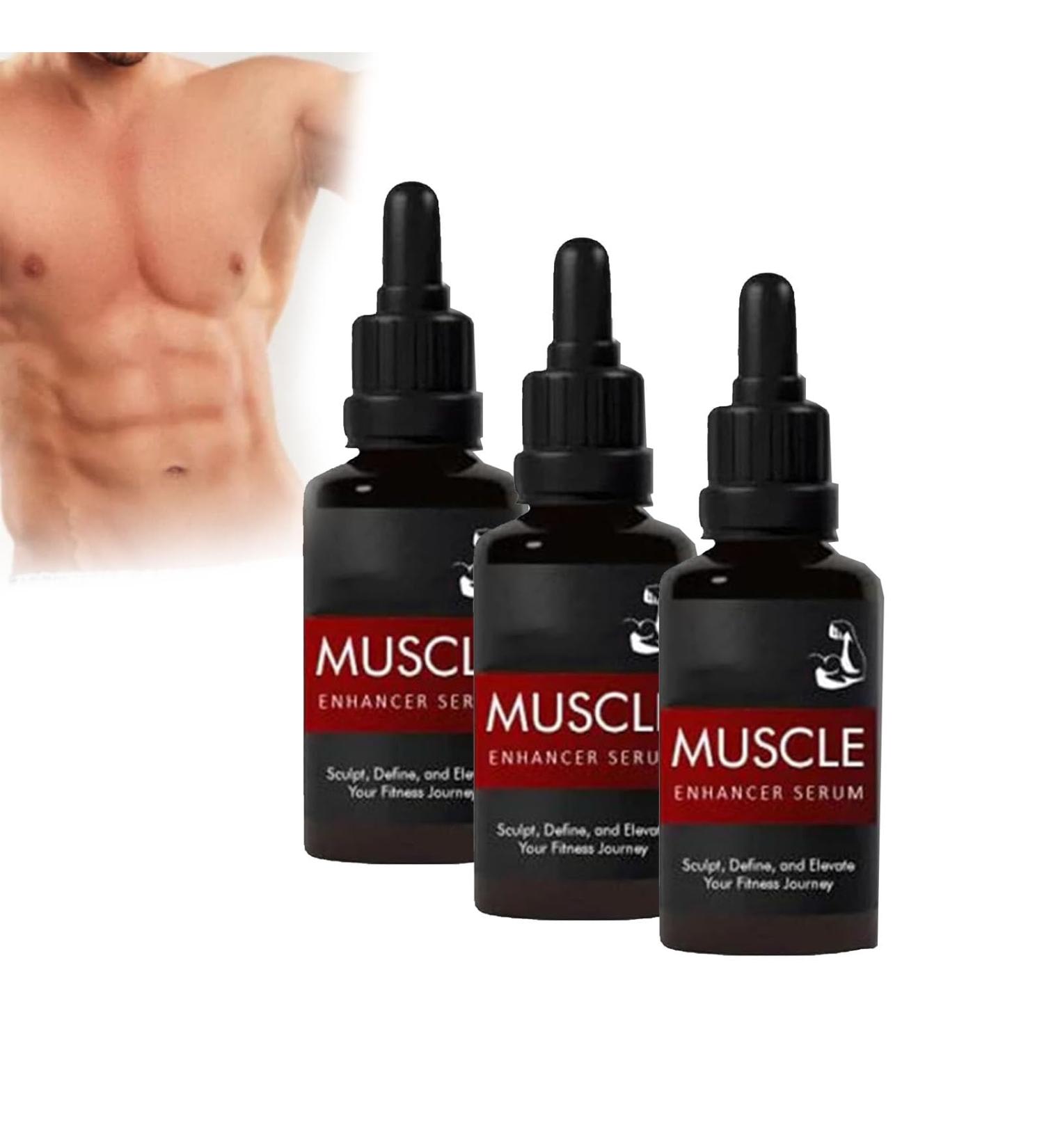 Muscle Enhancer Serum Musclegrowth Enhancement Serum Sweat Enhancer Muscle Growth Enhancement Serum for Women Men (3PCS) - Buy Online on GoSupps.com