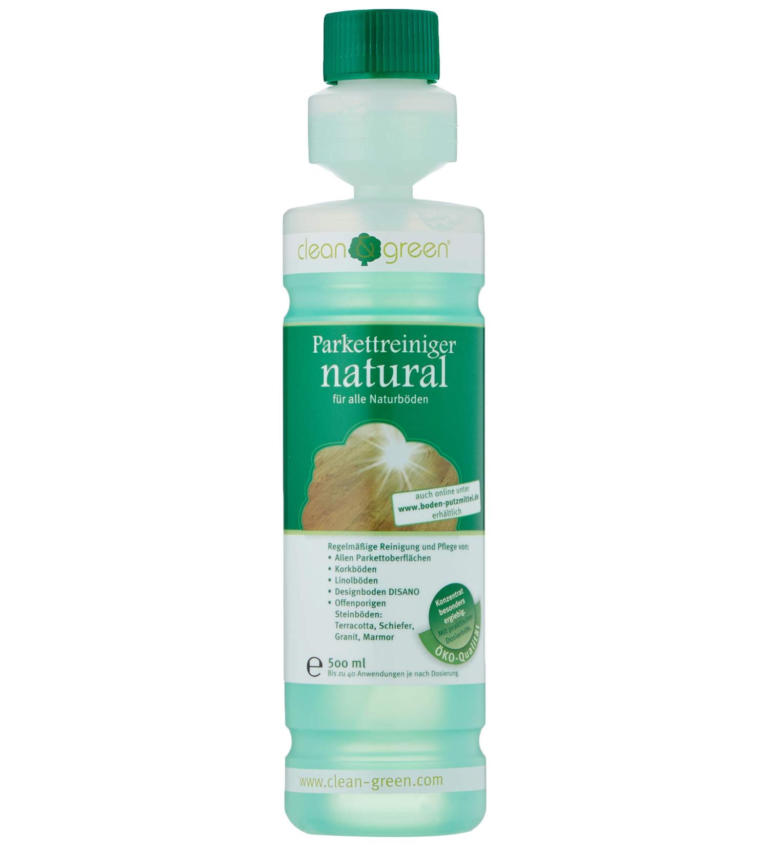 Clean & Green Natural Parquet Cleaner for Oiled/Sealed Floors - 500ml (Single Pack) | Eco-Friendly Cork Floor Care - Buy Online on GoSupps.com