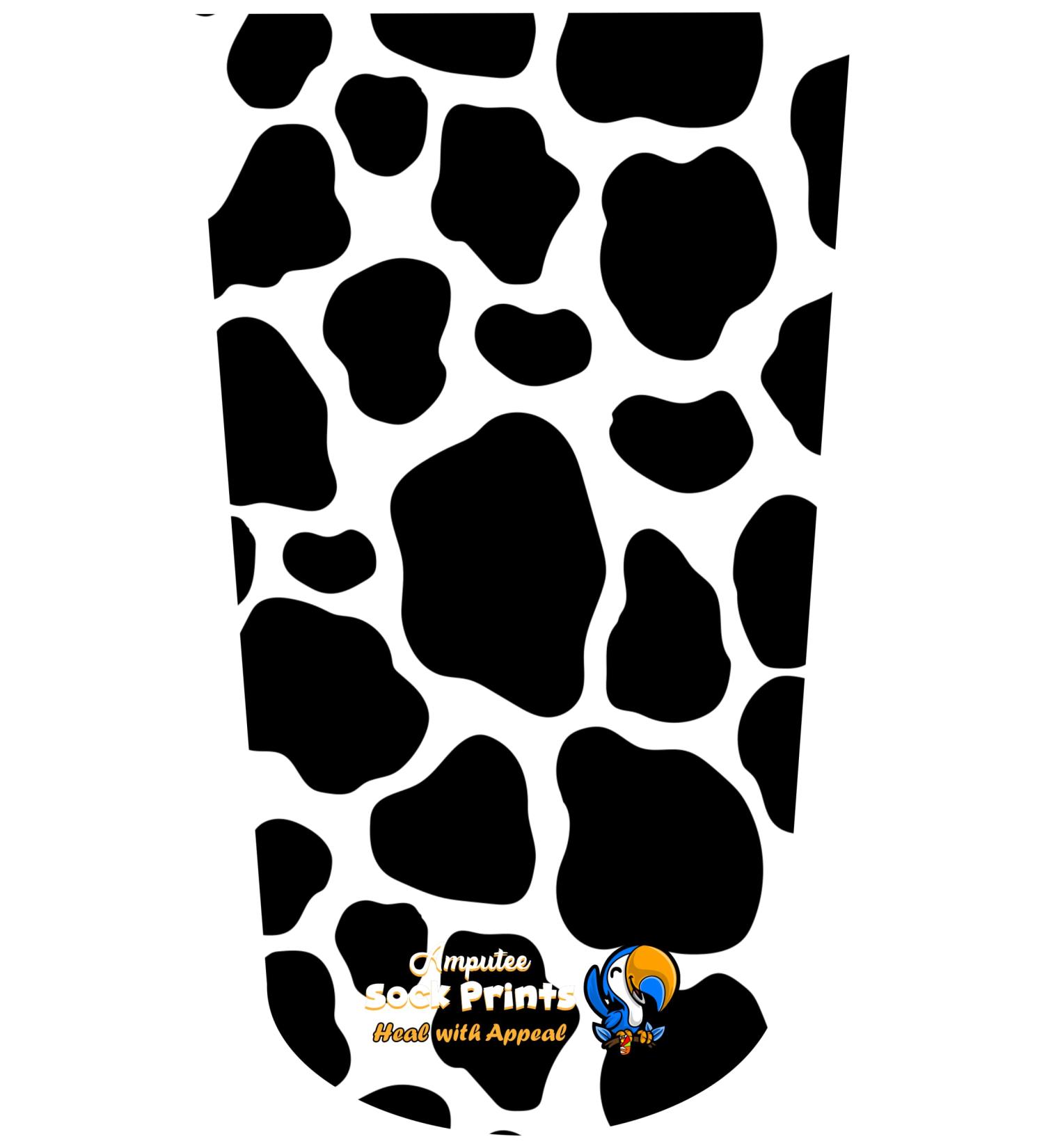 Amputee Stump Sock Cow Pattern V1 - 3Ply Comfort for Amputees - Buy Online on GoSupps.com
