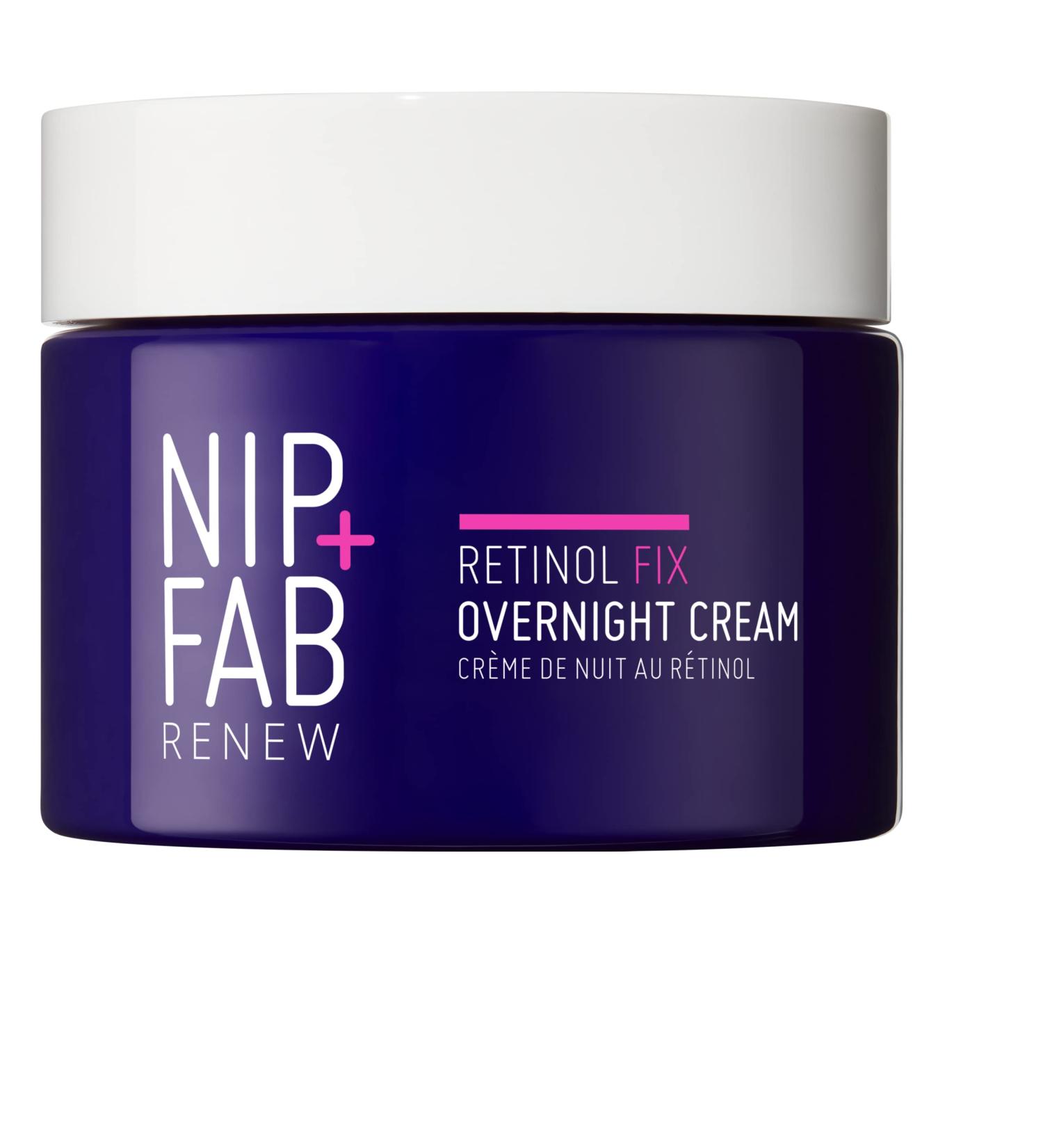 Nip+Fab Retinol Fix 3% Overnight Cream - Youth-Boosting Formula for Renewed Skin and Fine Line Reduction - Buy Online on GoSupps.com