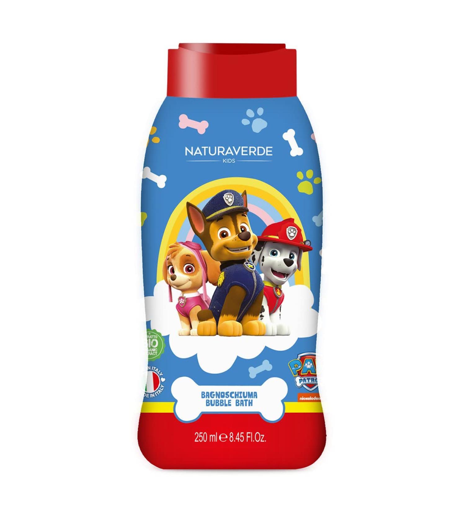 Naturaverde | Kids - Paw Patrol - Double Bath Foaming Bath for children children's hygiene products with organic oat extract 250 ml - Buy Online on GoSupps.com