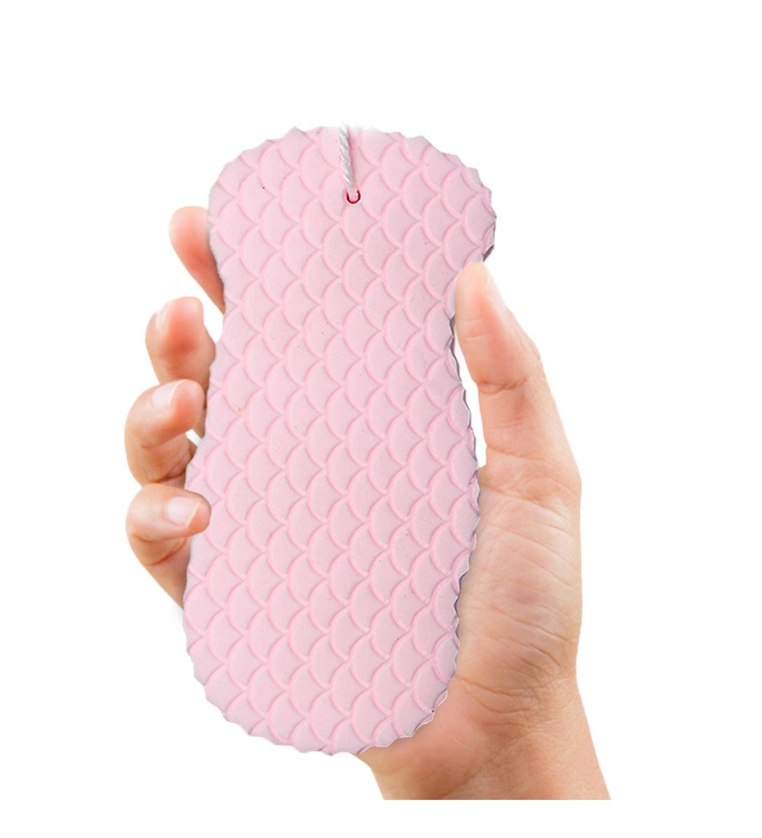Exfoliating Bath Sponge - Soft Reusable Shower Brush for Dead Skin Removal | Ideal for Adults - International Shipping Available - Buy Online on GoSupps.com