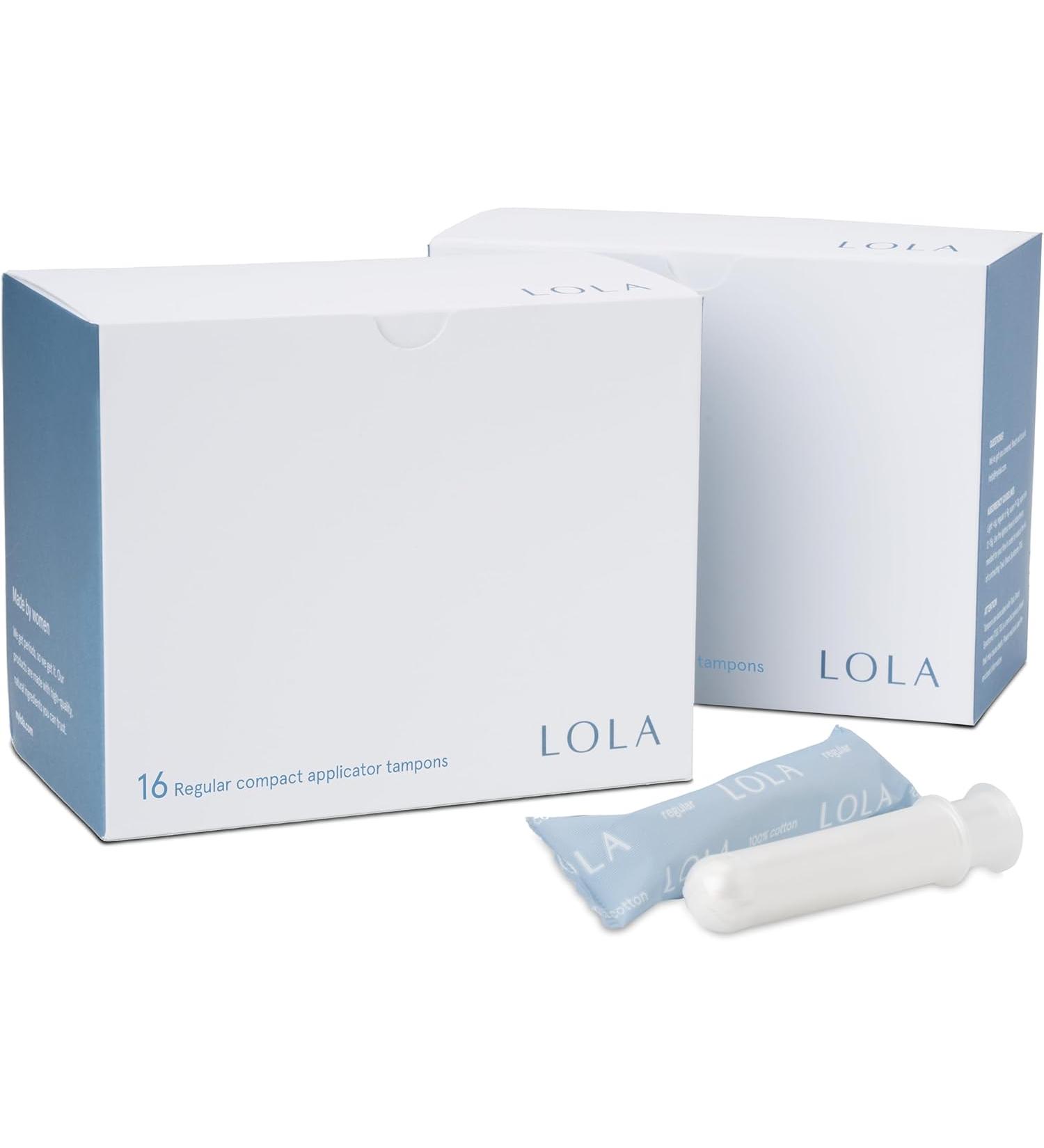 LOLA Organic Cotton Tampons - Regular - 32 - Buy Online on GoSupps.com