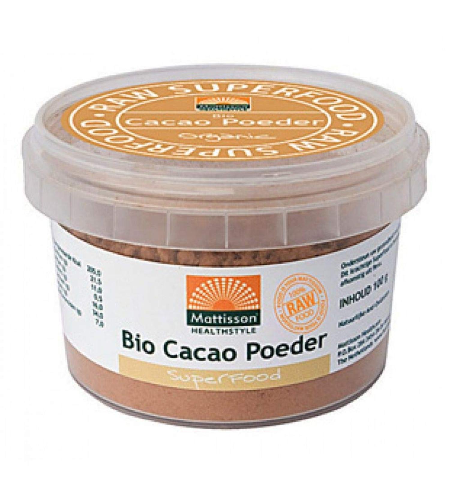 Mattisson Mattisson Organic Cocoa Powder 100g 1 unit