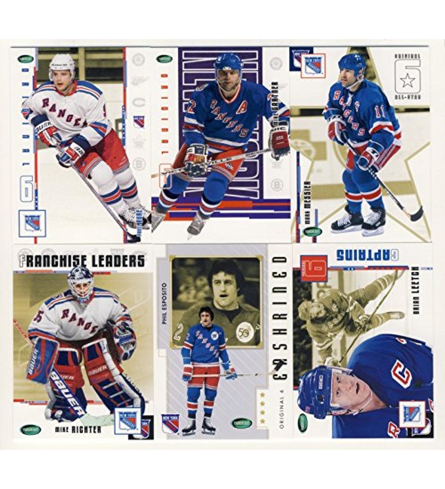2003-04 Parkhurst Original Six Hockey New York Rangers 100-Card Set