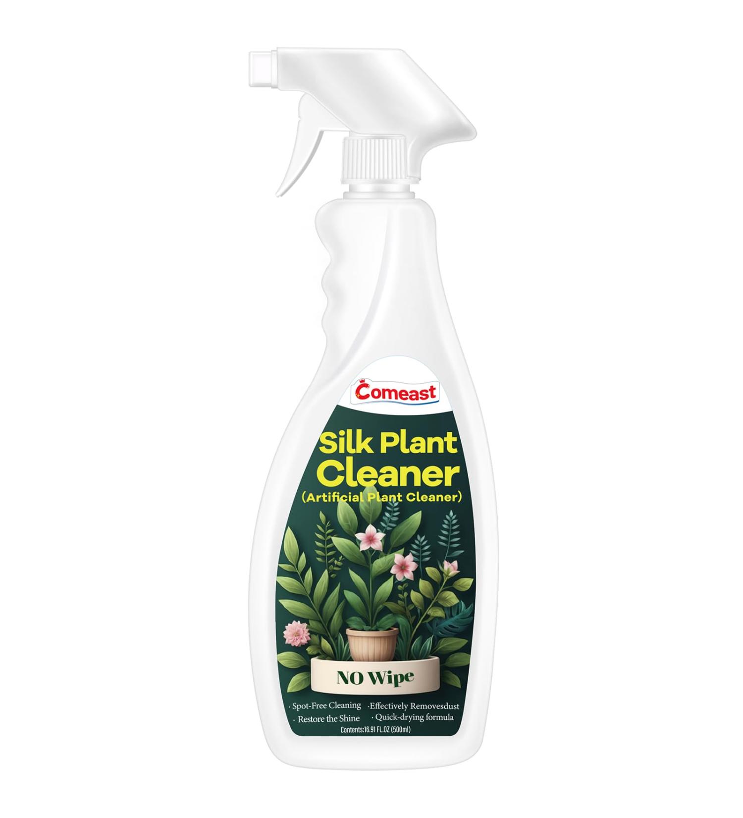 Silk Plant Cleaner Spray No Wipe | Best Artificial Plant & Silk Flower Cleaner | 16.91 Fl oz Dust Remover - Buy Online on GoSupps.com