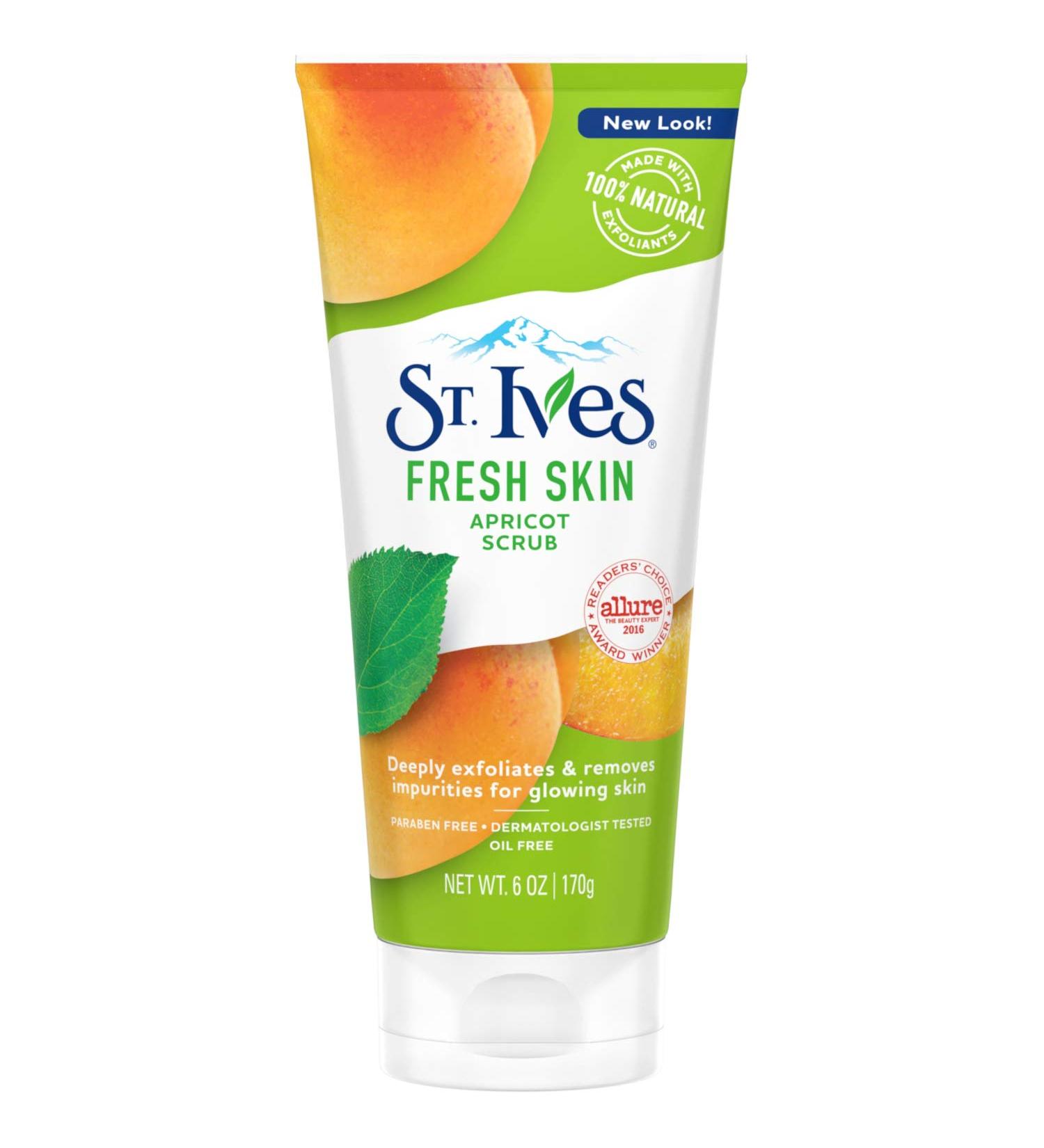 St. Ives Apricot Face Scrub 6 oz - Pack of 3 | Exfoliating Facial Scrub for Radiant Skin | Buy Internationally - Buy Online on GoSupps.com
