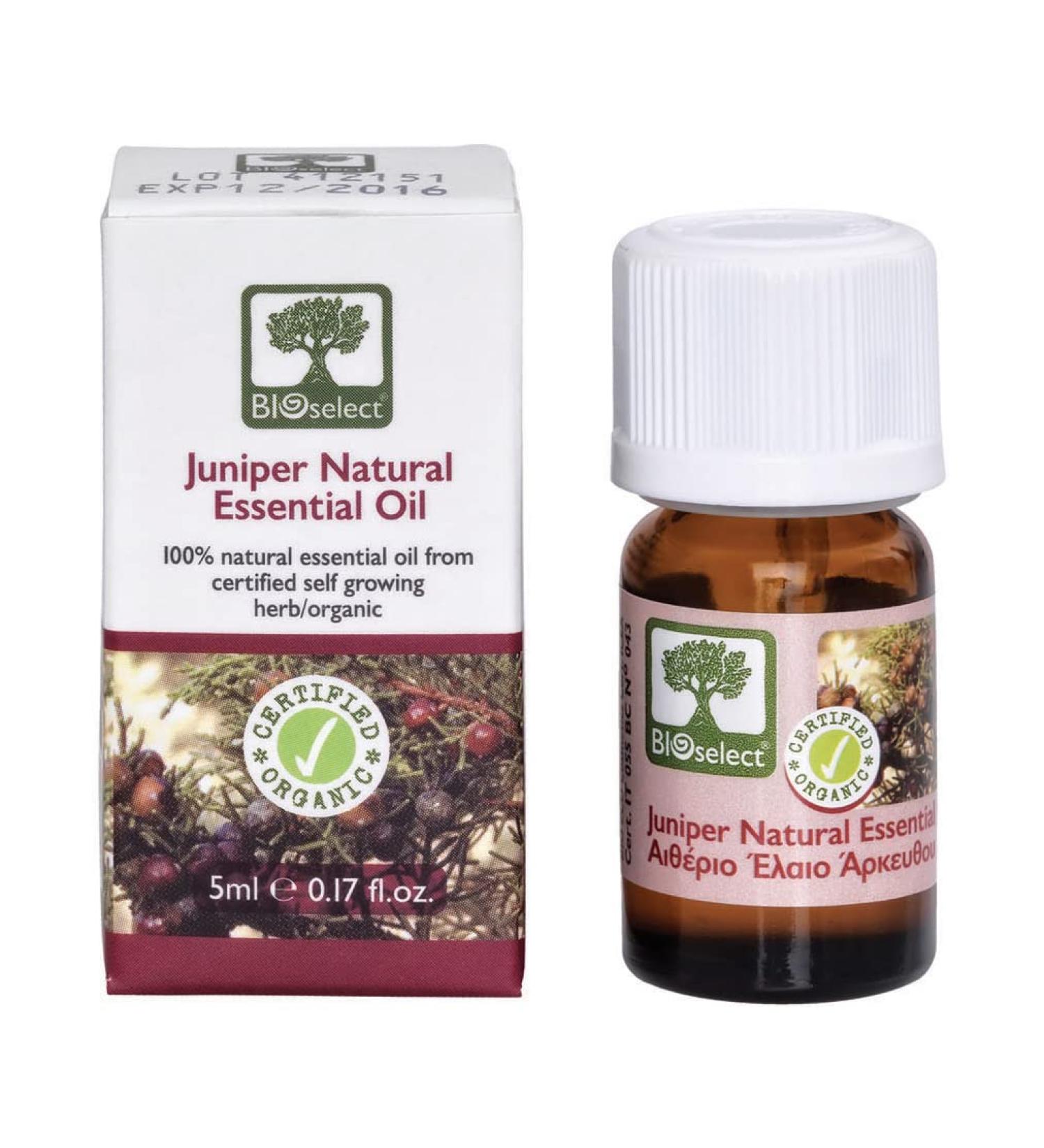 Buy BIOselect Juniper Natural Essential Oil (5ML) - Pure Aromatherapy Oil for Wellness & Relaxation - International Shipping Available - Buy Online on GoSupps.com