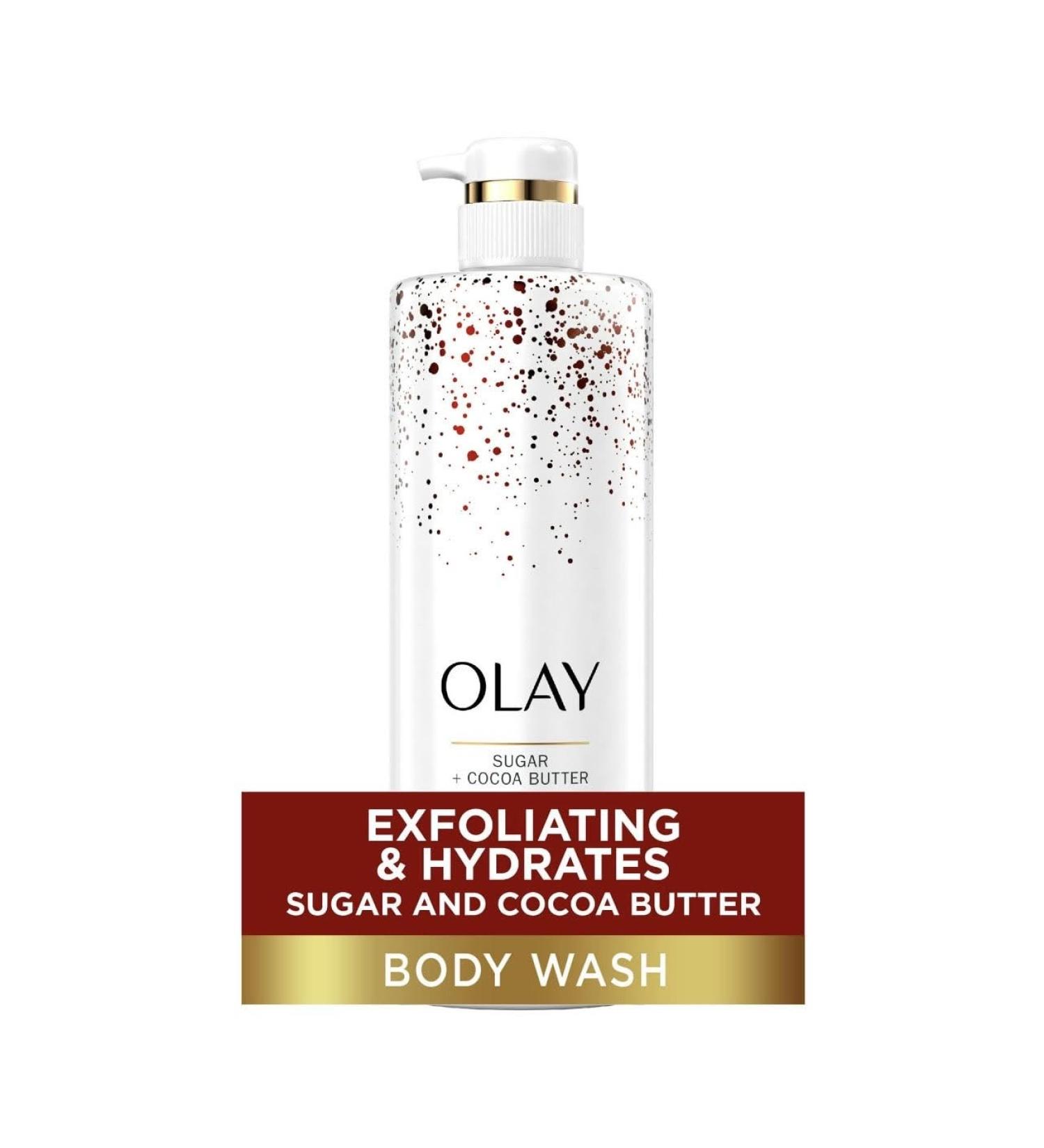 Olay Sugar + Cocoa Butter Body Wash - 20 fl oz | Nourishing & Hydrating Body Wash | Shop Internationally - Buy Online on GoSupps.com