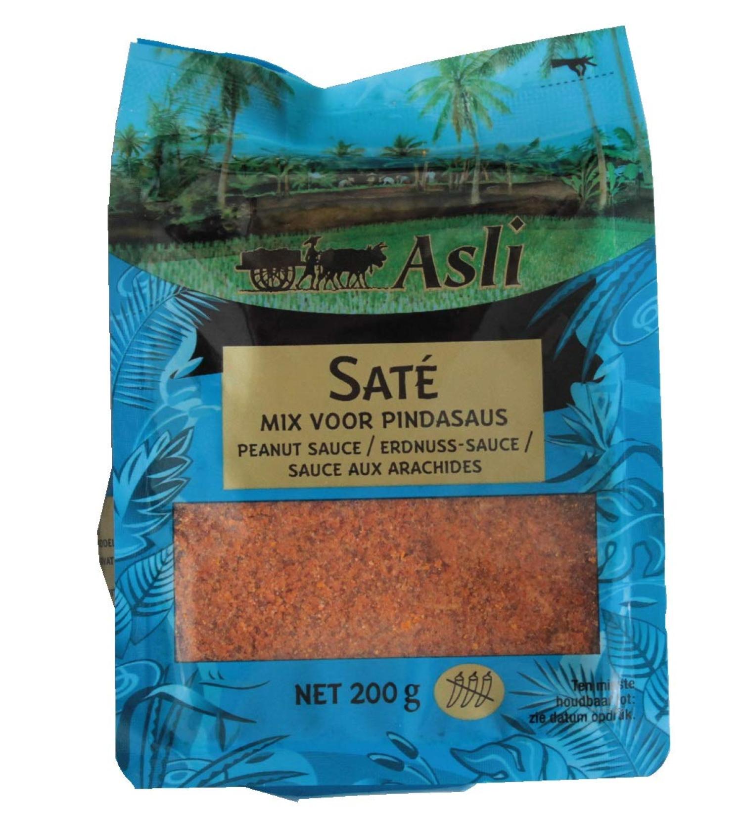 Asli Sat Peanut Sauce Mix Mild 200g Netherlands