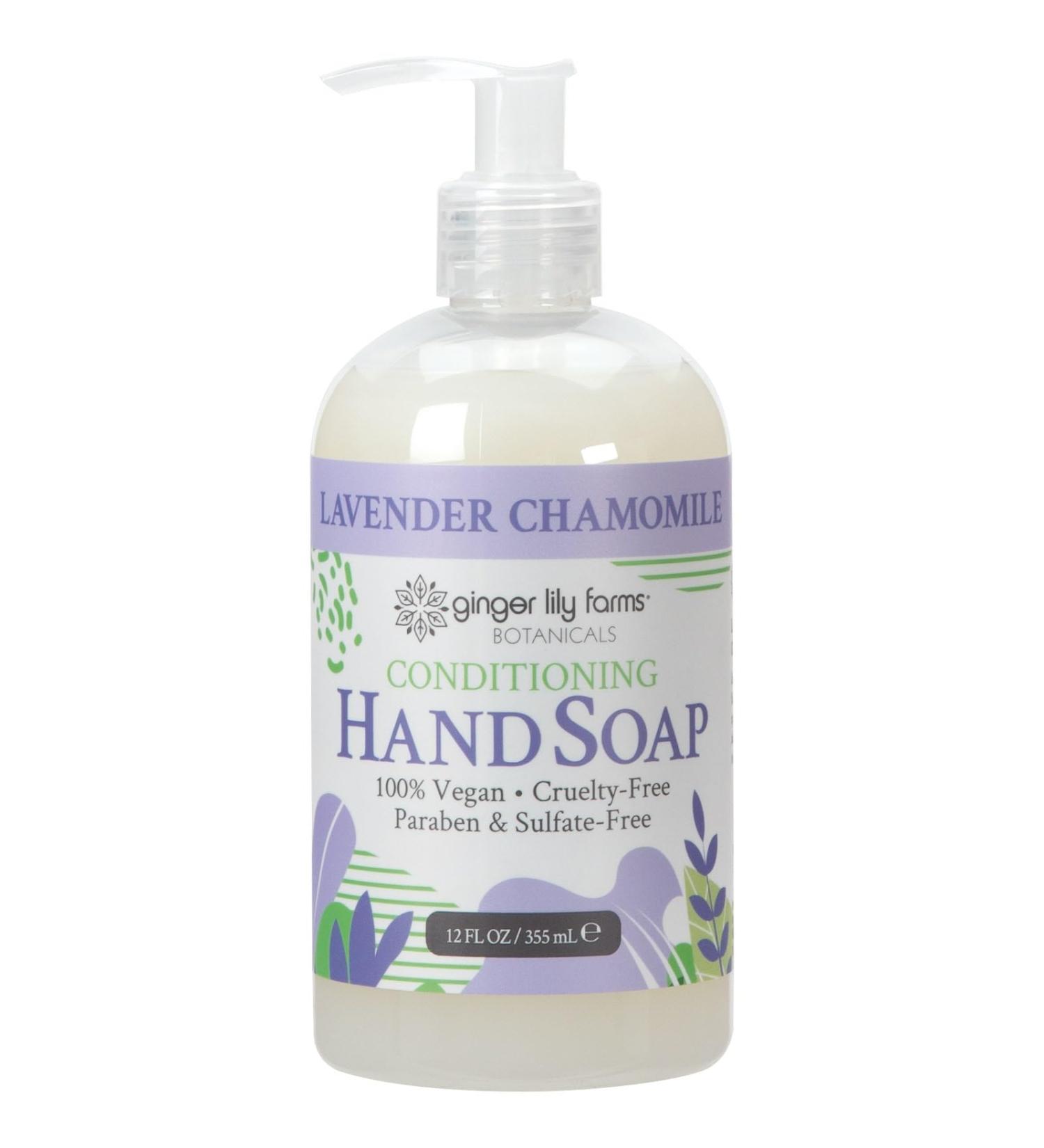 Ginger Lily Farms Botanicals Conditioning Liquid Hand Soap Refill 100% Vegan & Cruelty-Free Lavender Chamomile Scent 12 Fl Oz - Buy Online on GoSupps.com