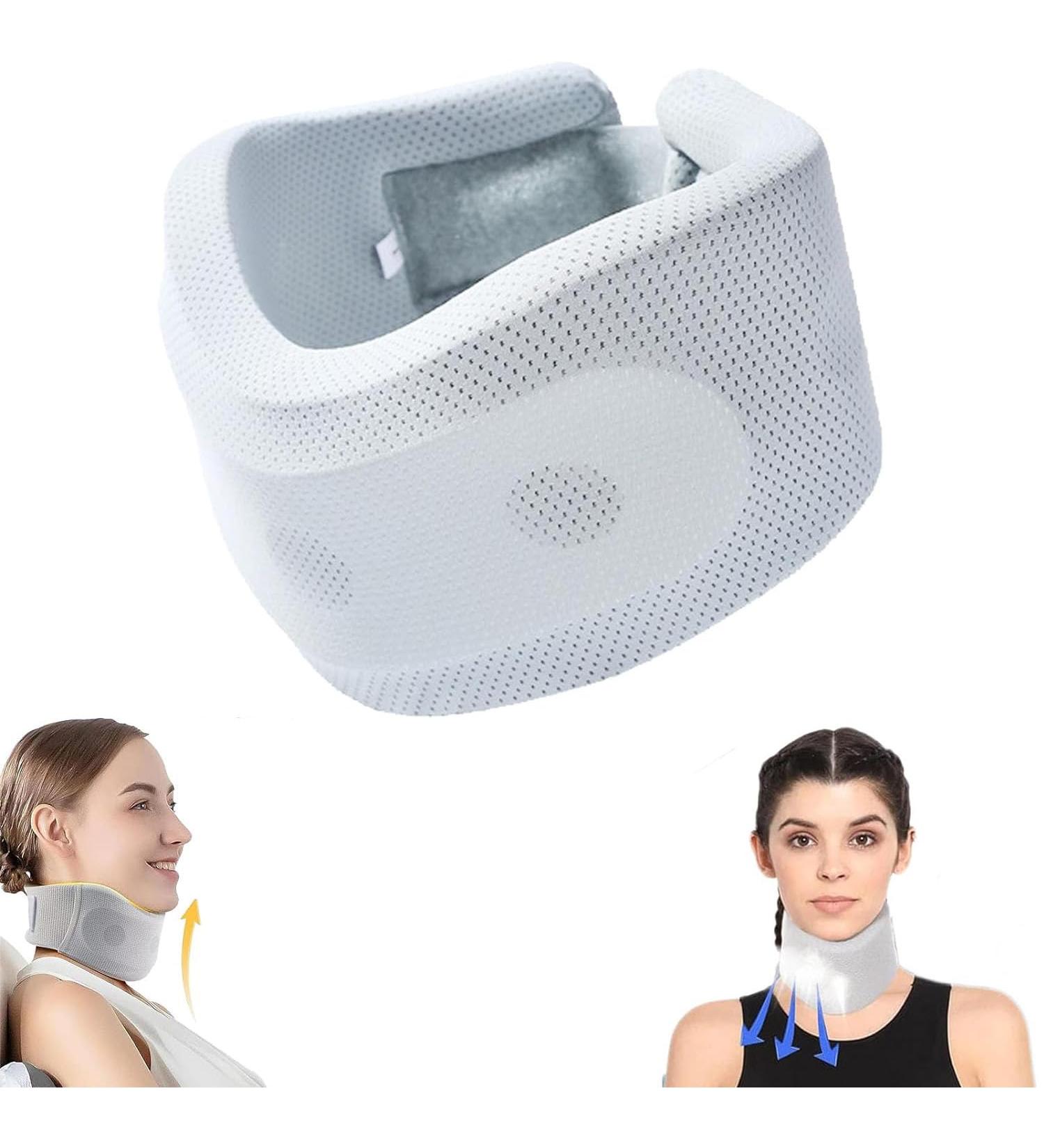 JPSSJGYH Painkil Halsbandage - Light Blue Neck Bandage for Pain Relief & Support | Ideal for Sleeping - Unisex - Buy Online on GoSupps.com