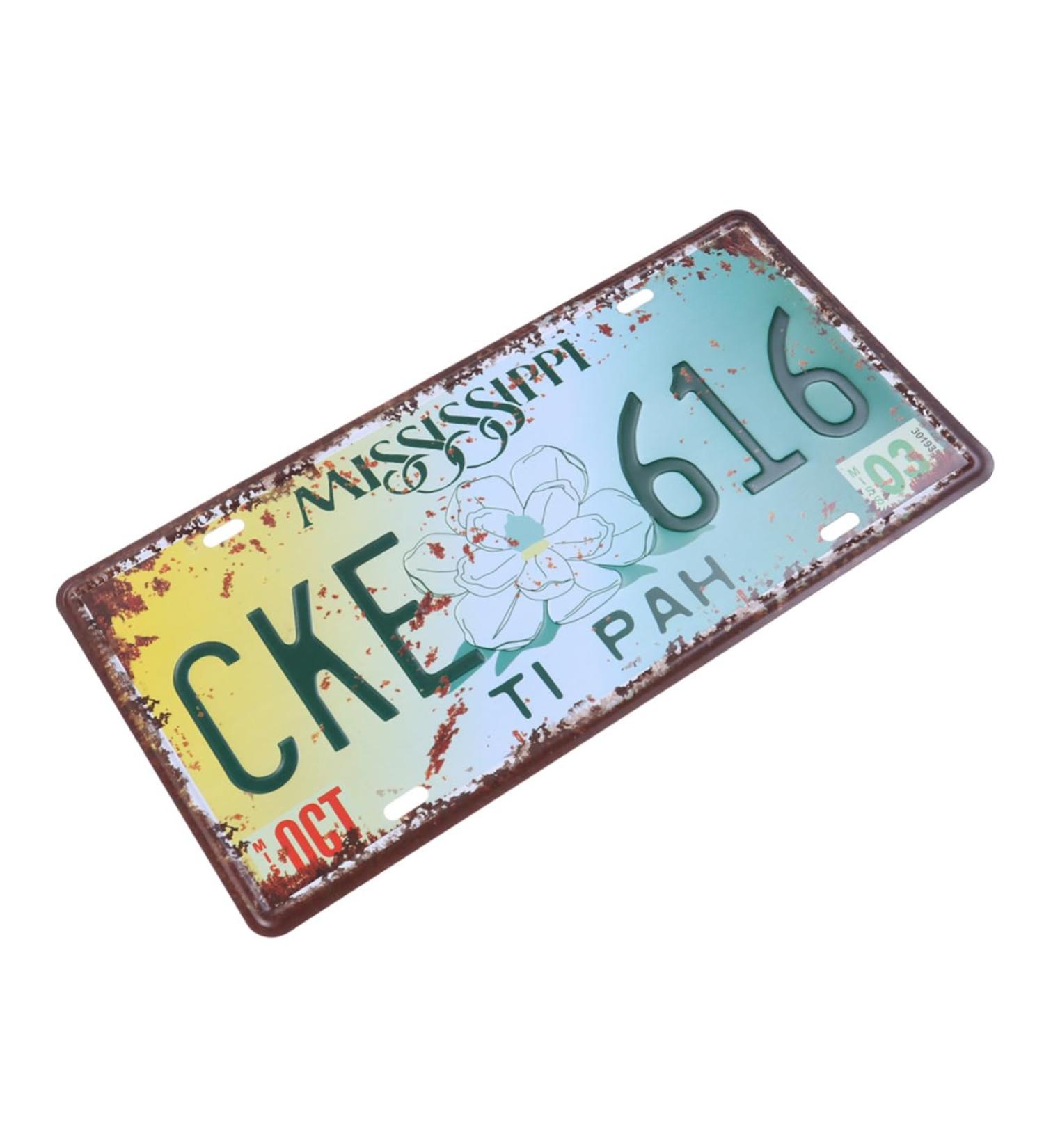 Cabilock Metal Signs License Plate Iron Painting European and American - Buy Online on GoSupps.com