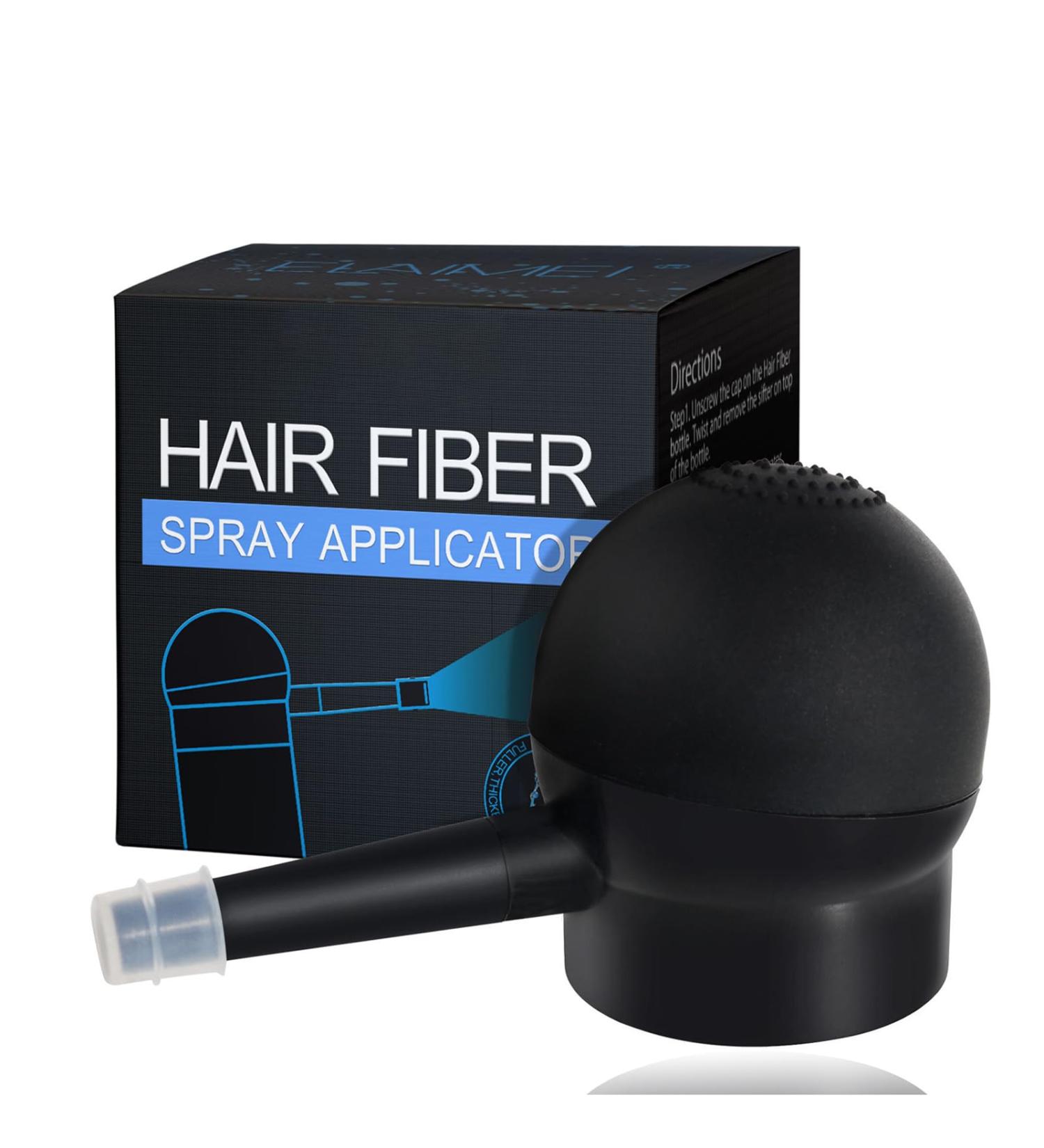 Hair Fiber Applicator Pump Sprayer Spray Applicator and Optimizer for Hair Building Fibers Hair Thickening Spray Hair Powder Thickening Tools Spraying Head