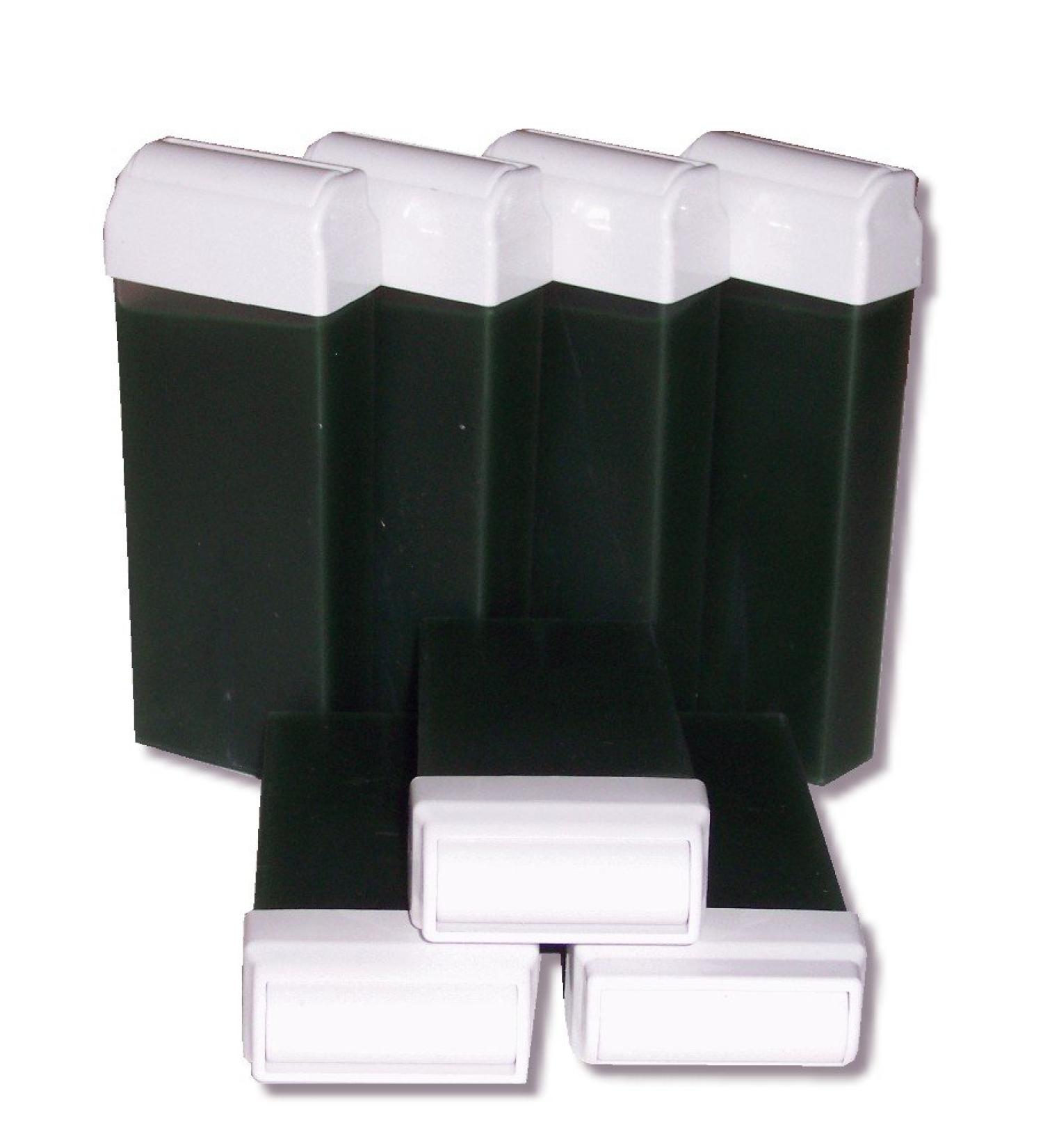 storepil - 7 recharges 100 ml de cire piler jetable CHLOROPHYLLE pour pilation avec bandes