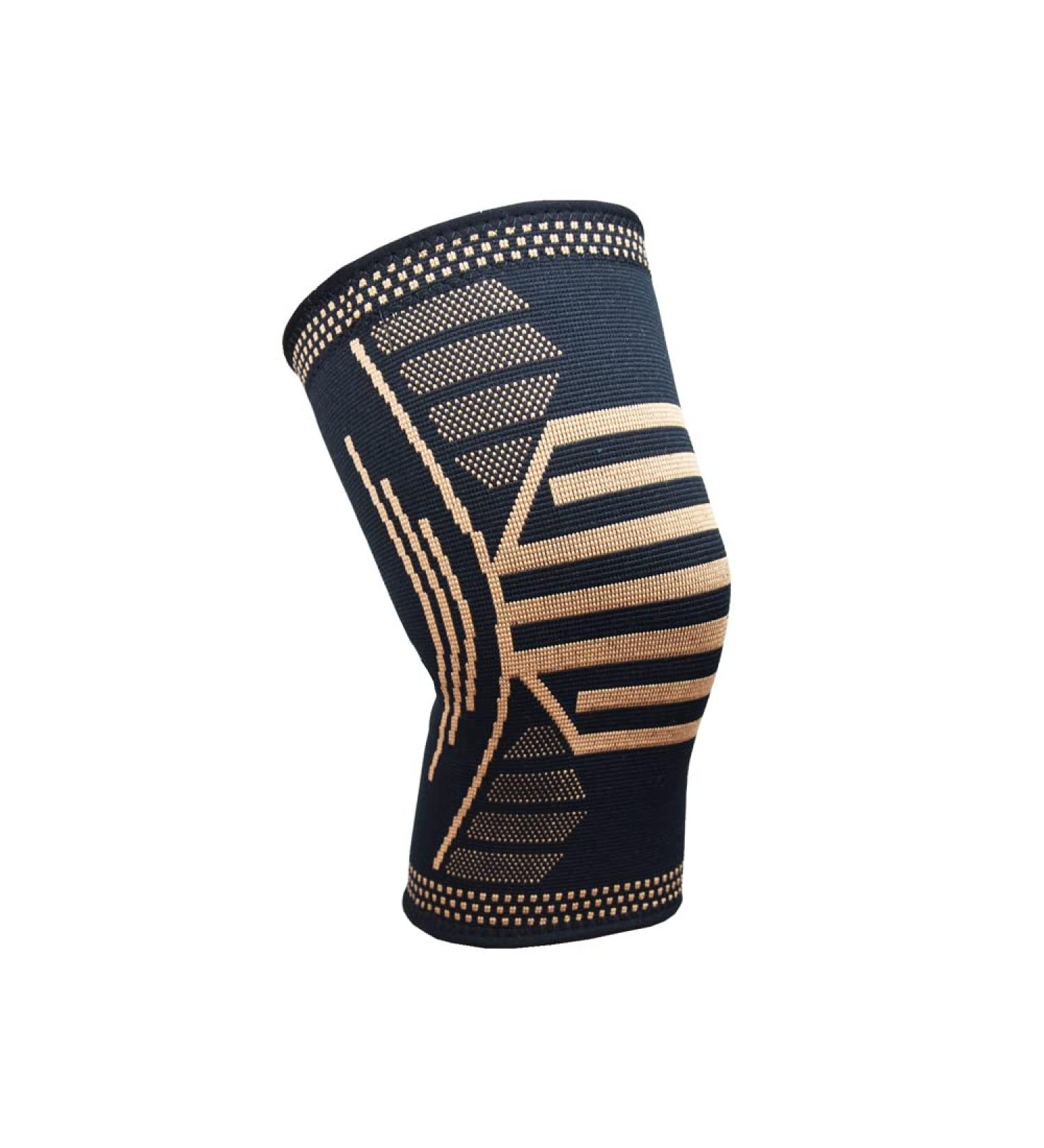 Copper Knee Brace for Men and Women - Compression Sleeve for Running, Gym, Sports - Arthritis Support - Large Size - Buy Online on GoSupps.com