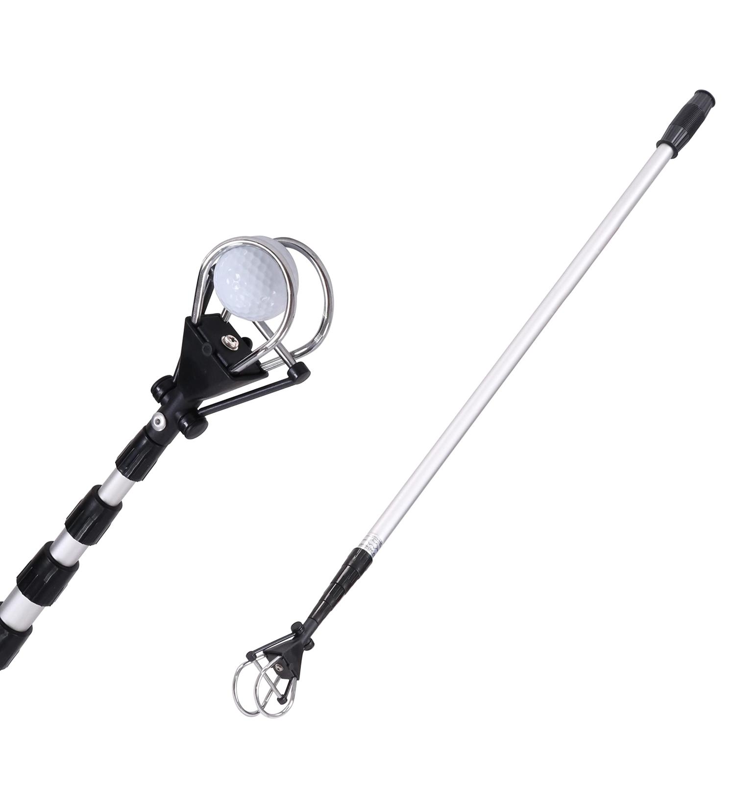 TRUE Golf Ball Retriever - Aluminum Alloy Telescopic Design (12ft, 15ft, 18ft) - Ideal Water Golf Ball Picker Grabber - Golf Accessories & Gift - Buy Online on GoSupps.com
