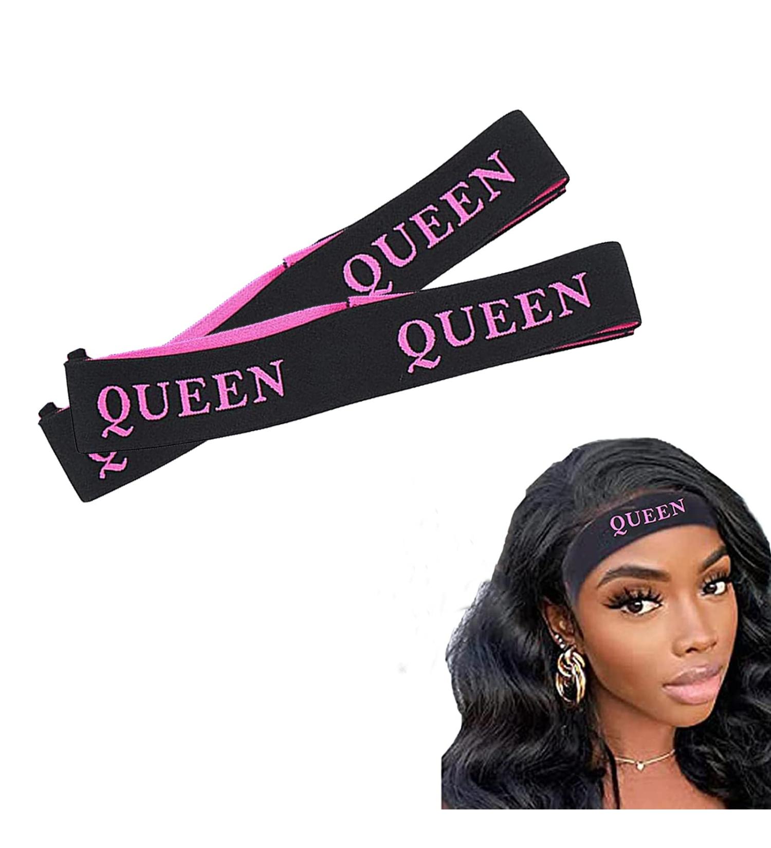 2 Pieces Lace Melting Band Elastic Wig Grip Headband for Wig Edges Wigs Edge Wrap Elastic Band for Sewing Edge Laying Band - Buy Online on GoSupps.com
