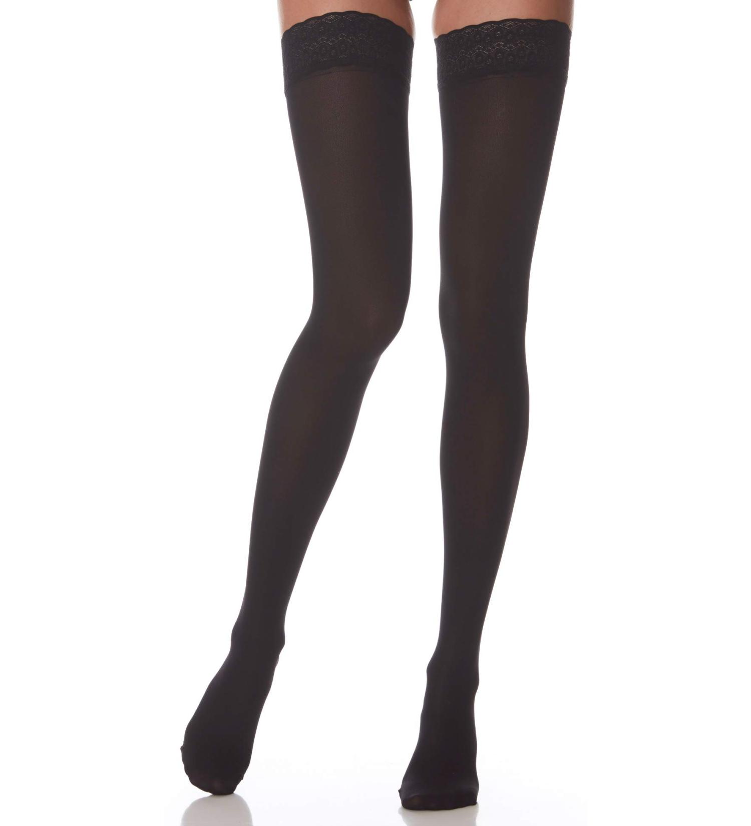 Scudotex Long Self Adhesive Tights - 70 Denier Opaque Black Microfiber Size 2 | Luxurious Comfort for Women - Buy Internationally - Buy Online on GoSupps.com