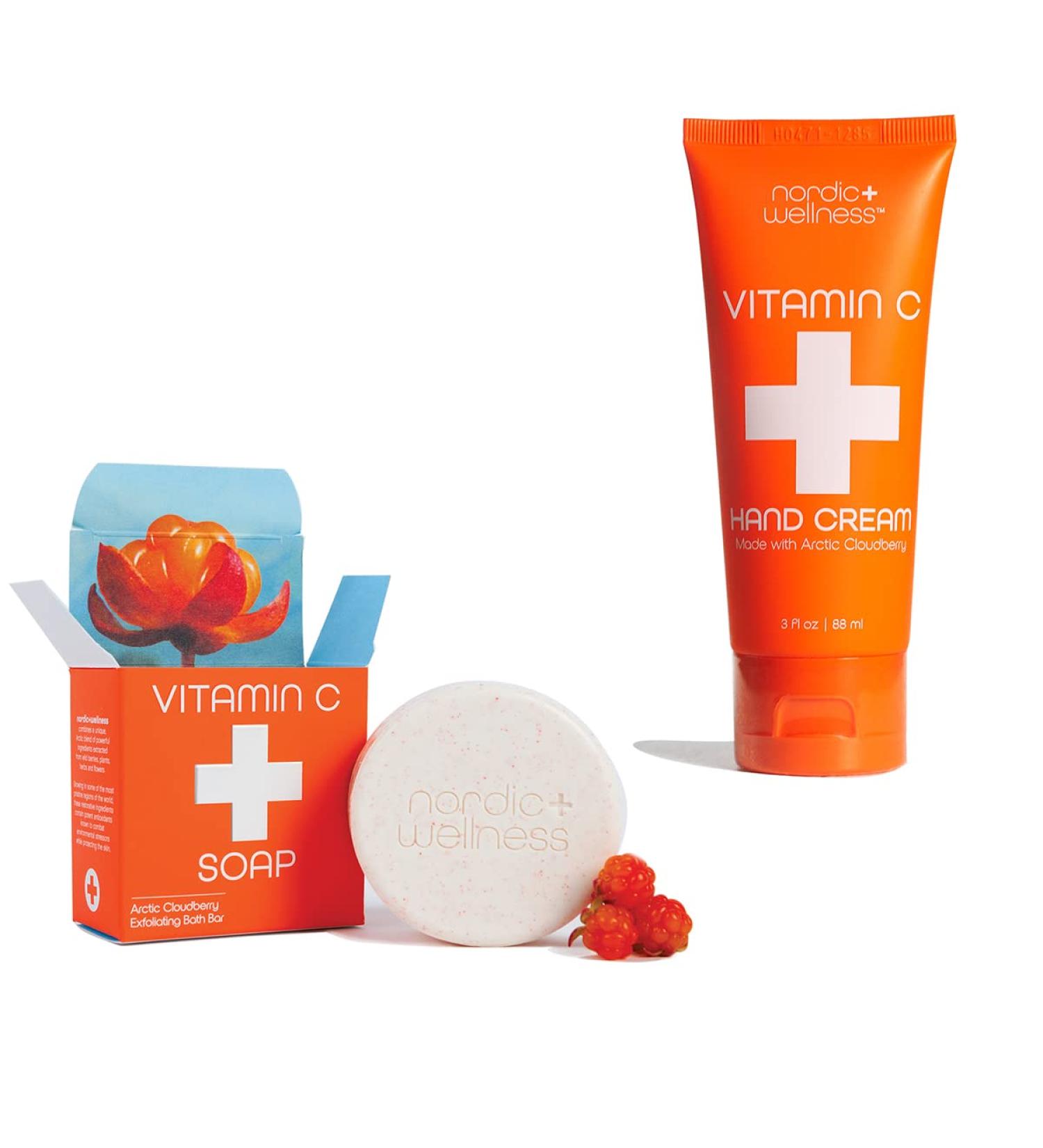 Buy Kalastyle Nordic Wellness Vitamin C Soap & Hand Cream Set - International Shipping Available - Buy Online on GoSupps.com
