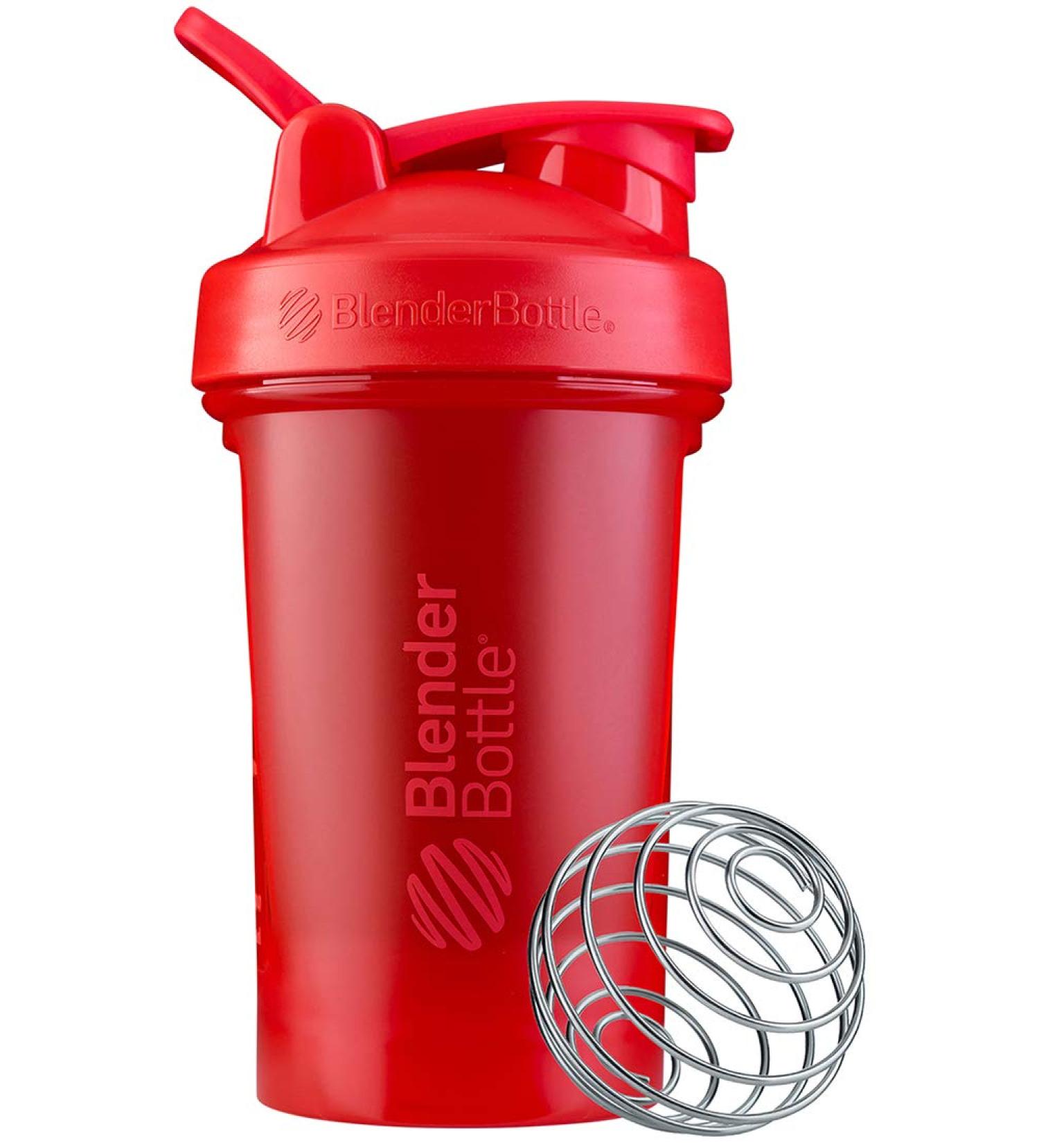 Blender Bottle Classic 20 oz (600 ml) - Loop Red | Durable & Stylish Mixing Solution - Buy Online on GoSupps.com