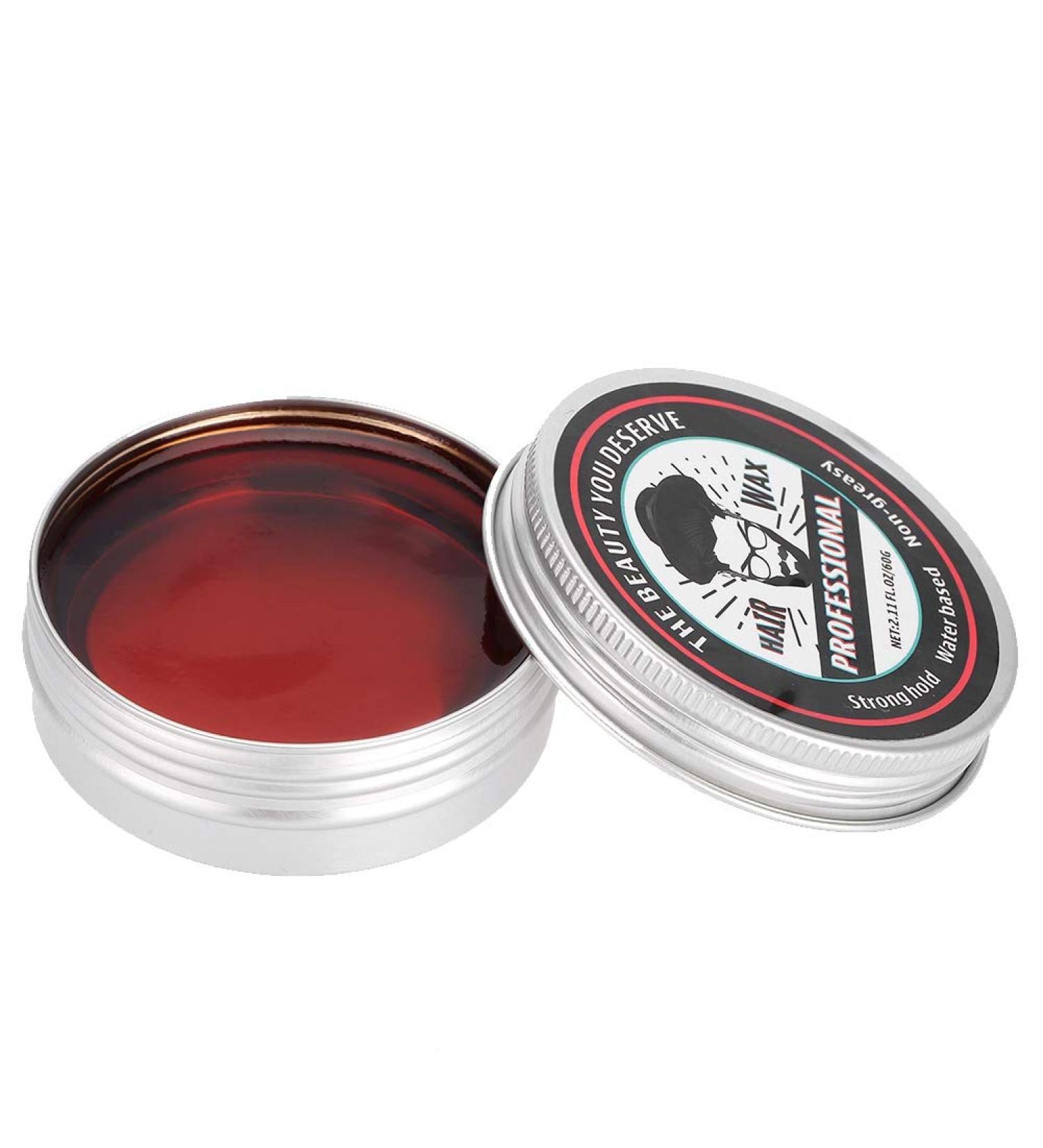Strong Hold Hair Wax - Non-Greasy Hair Styling Clay for All Hair Types - 60g Molding Wax for Modern Hairstyles - Buy Online on GoSupps.com