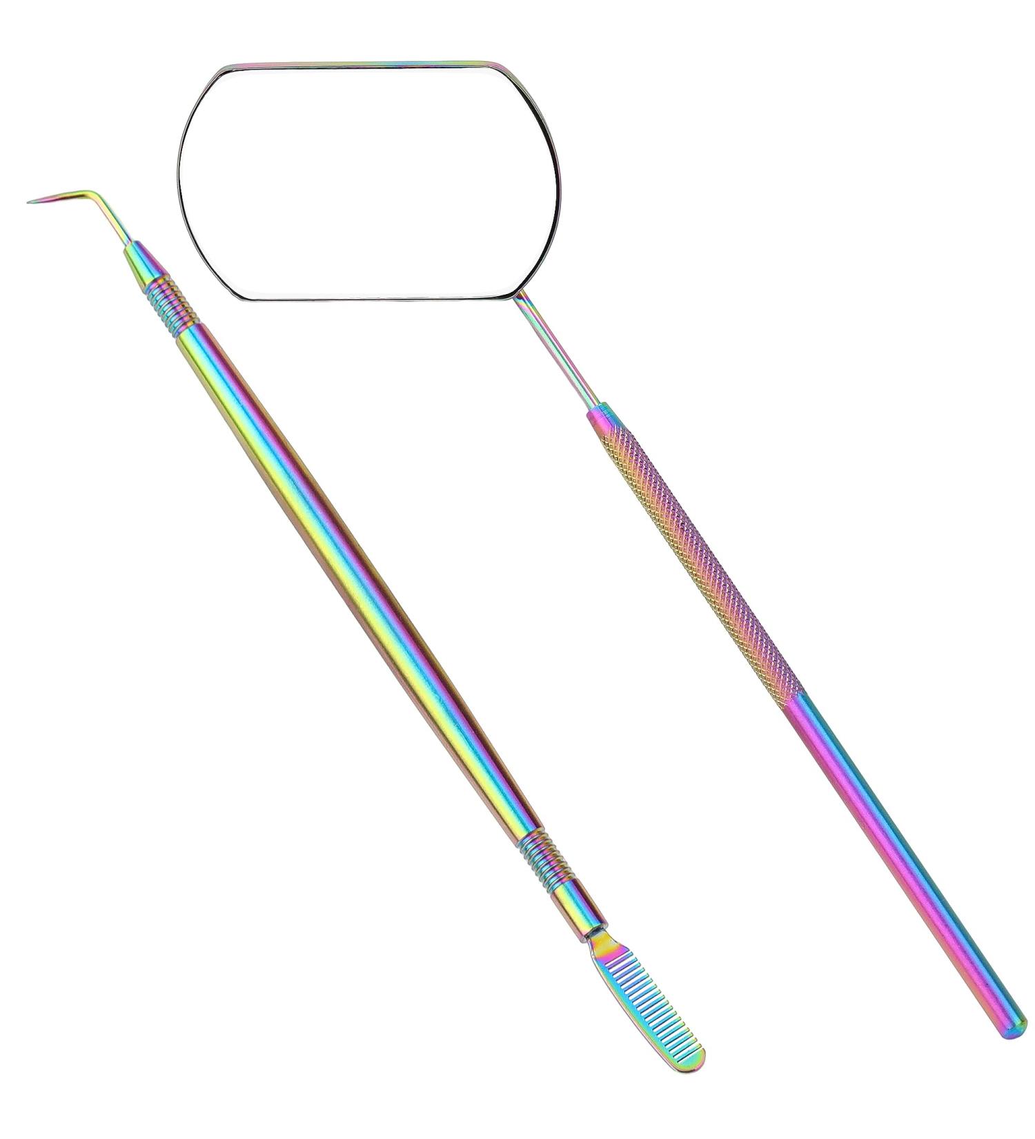 Stainless Steel Eyelash Lift Set with Comb Separator & Mirror | Perfect for Eyelash & Eyebrow Perming Tinting Curling & Extensions - International Shipping Available - Buy Online on GoSupps.com