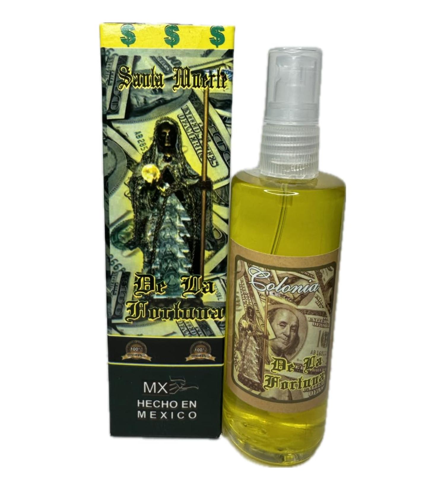 Spiritual Anointed Cologne -Colonia Santa Muerte De La Fortuna -(3.3Fl.Oz) -Holy Death Fortune Cologne -Esoteric Spiritual New Age Wicca Pagan - Buy Online on GoSupps.com