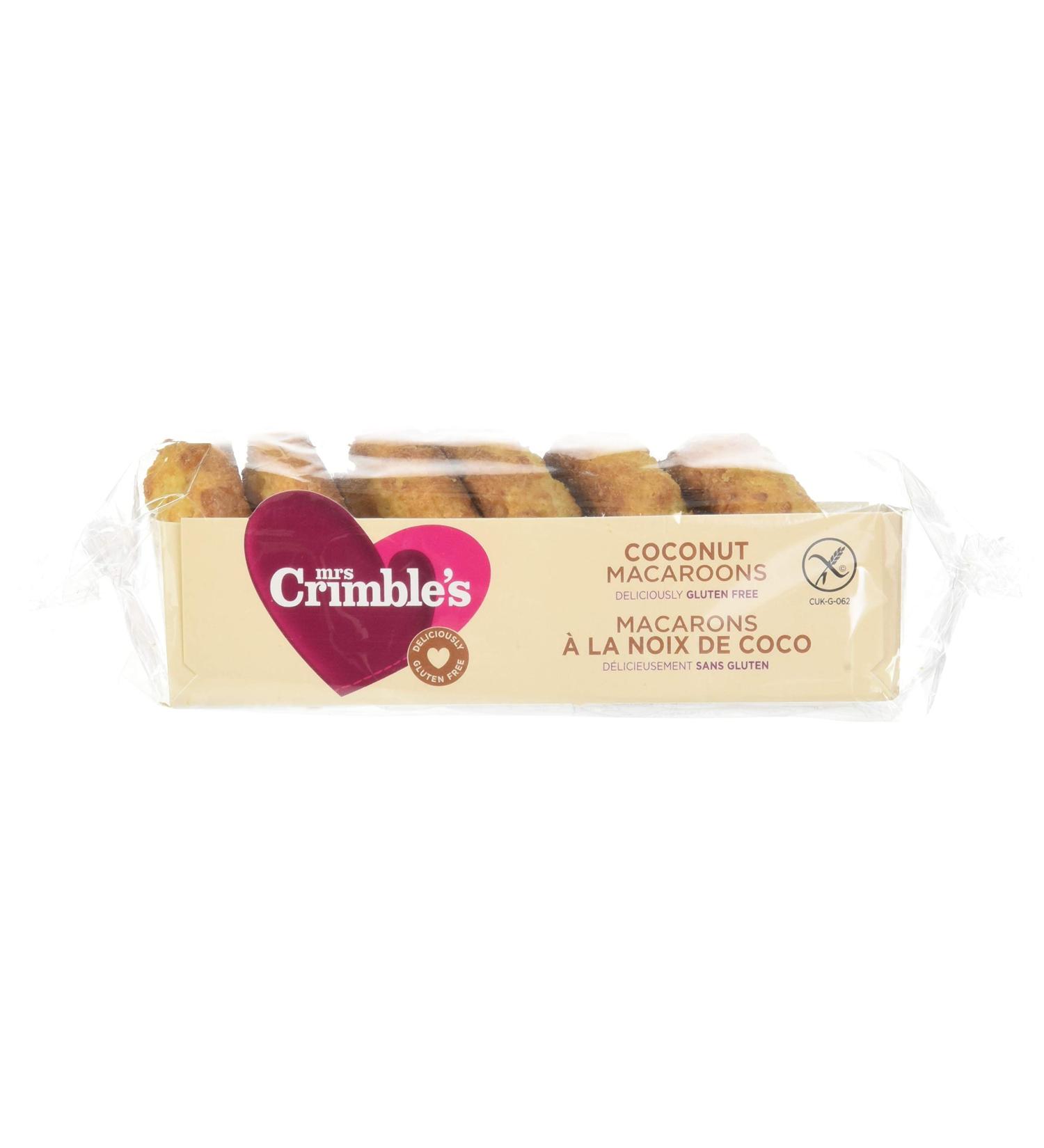 MRS. CRIMBLE'S Gluten Free Coconut Macaroons 190g - Buy Online on GoSupps.com