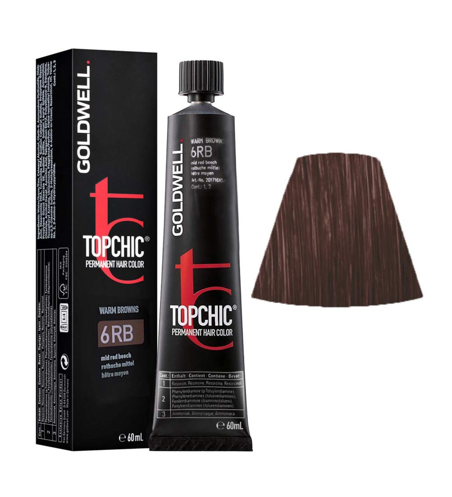 Goldwell Topchic Hair Color 6rb 60 ml