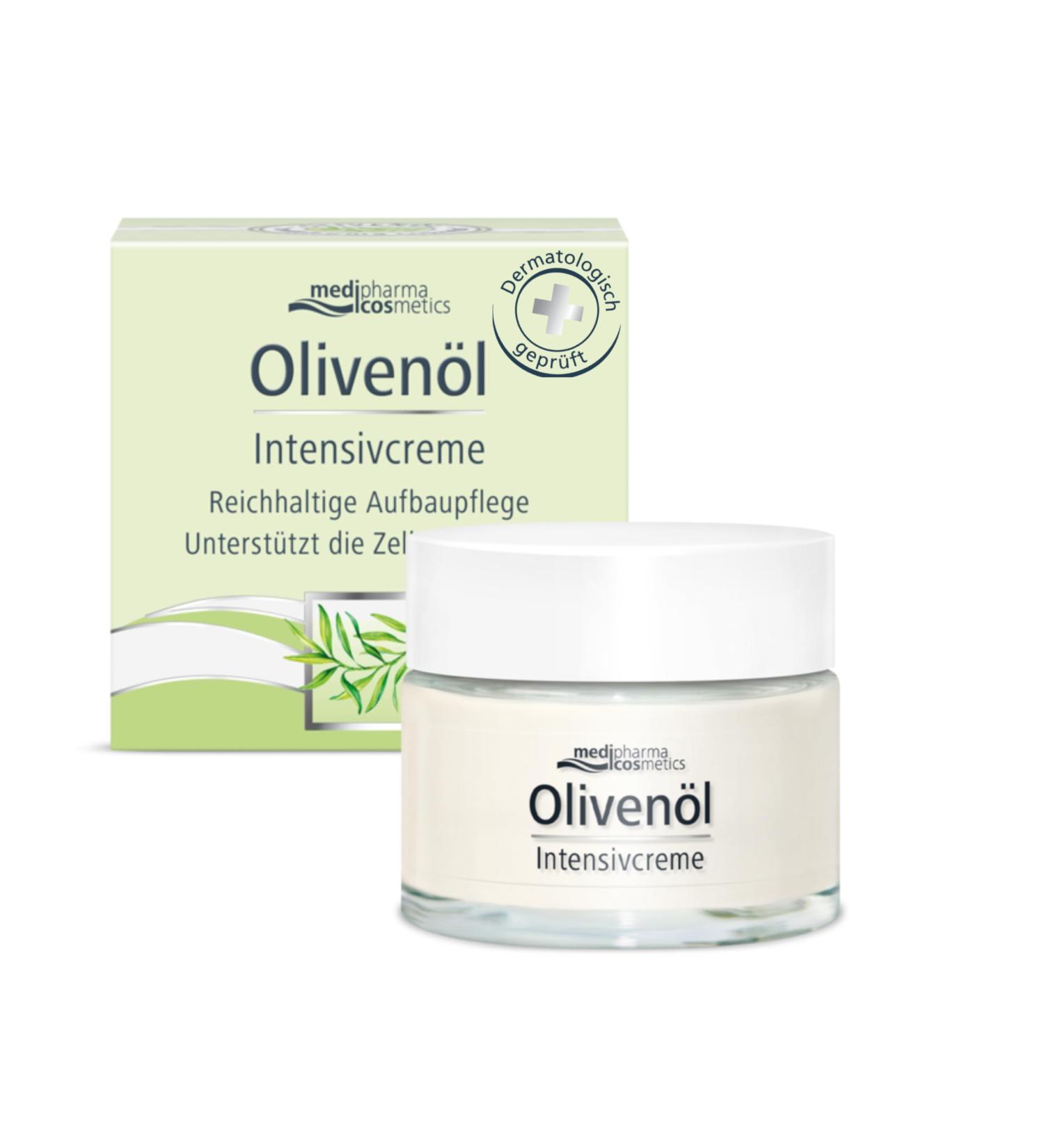 Medipharma Cosmetics Intensive Face Moisturizer Cream for very dry Skin | Daily Moisturizing Facial Lotion for Women & Men | Extra Dry Skin Care | Paraben-Free Olive Oil Vitamin A Vitamin E (50ml) - Buy Online on GoSupps.com