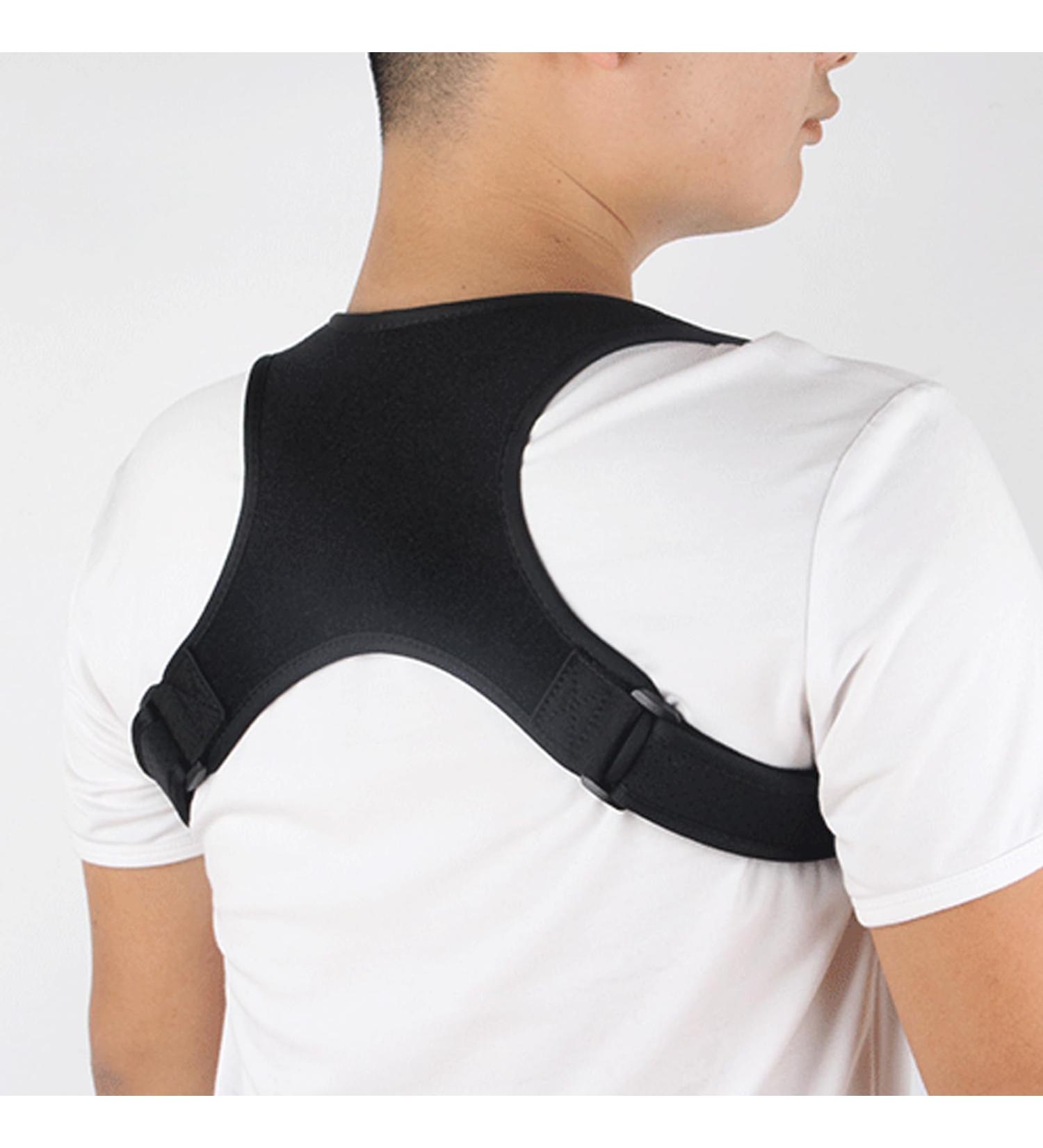 Adjustable Posture Corrector Breathable Back Brace with Shoulder Pads Improve Sitting Posture for Men and Women Collarbone Support - Buy Online on GoSupps.com