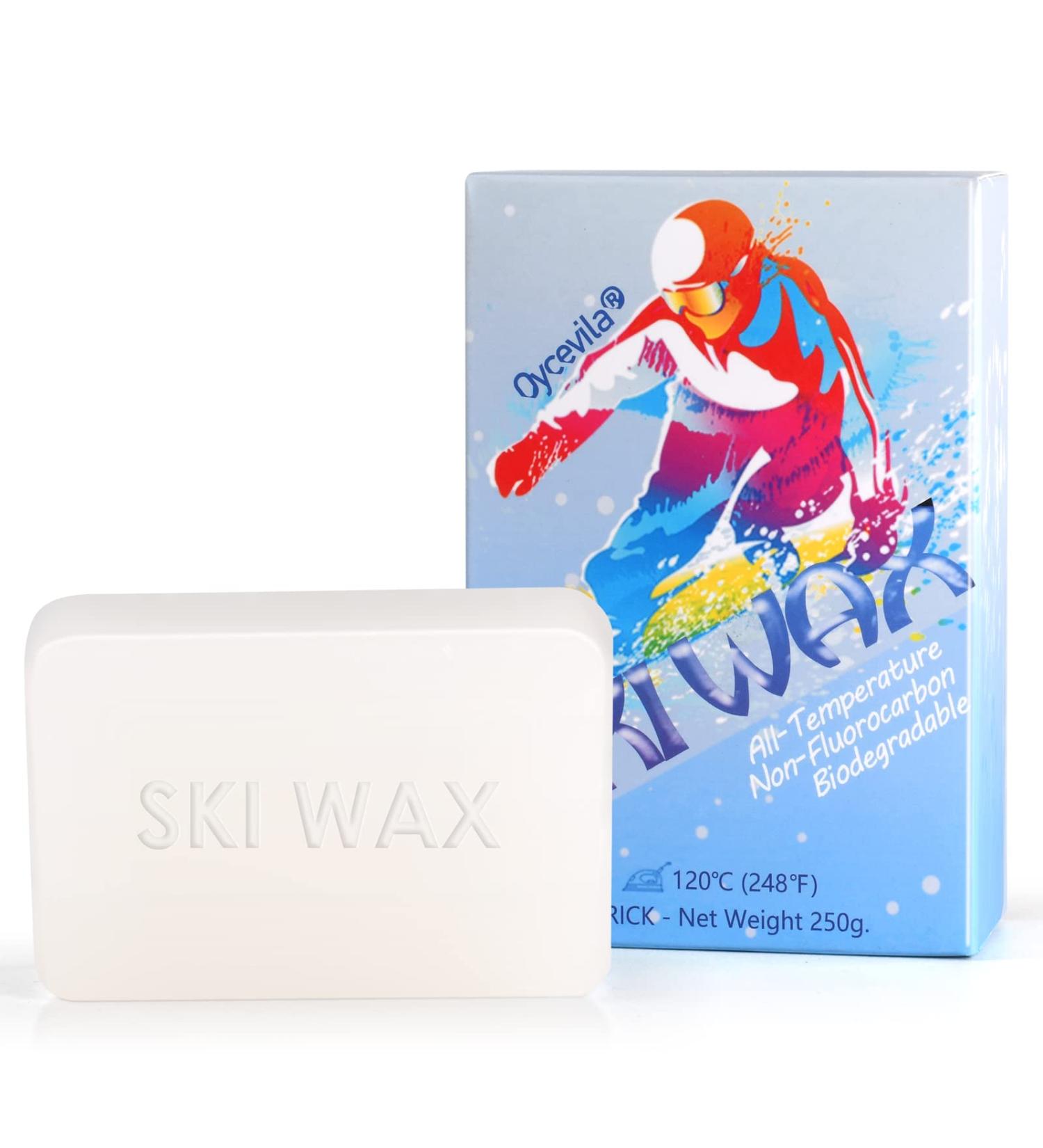 Oycevila 250G All Temperature Snowboard Wax (8.8OZ) - Premium Blend Ski Wax | Biodegradable High Speed Formula for Skis - Buy Online on GoSupps.com