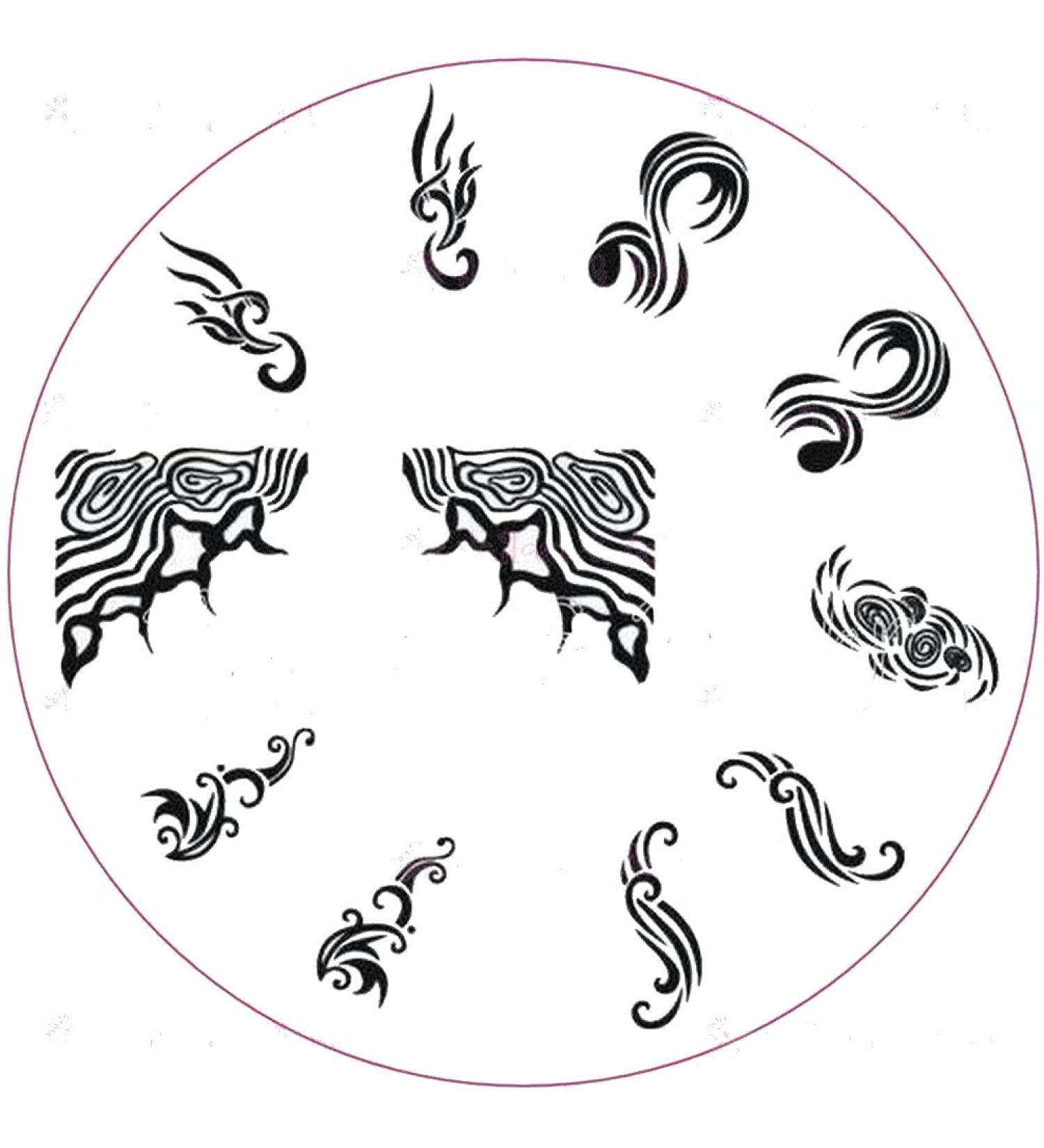 Stamping template # a-08