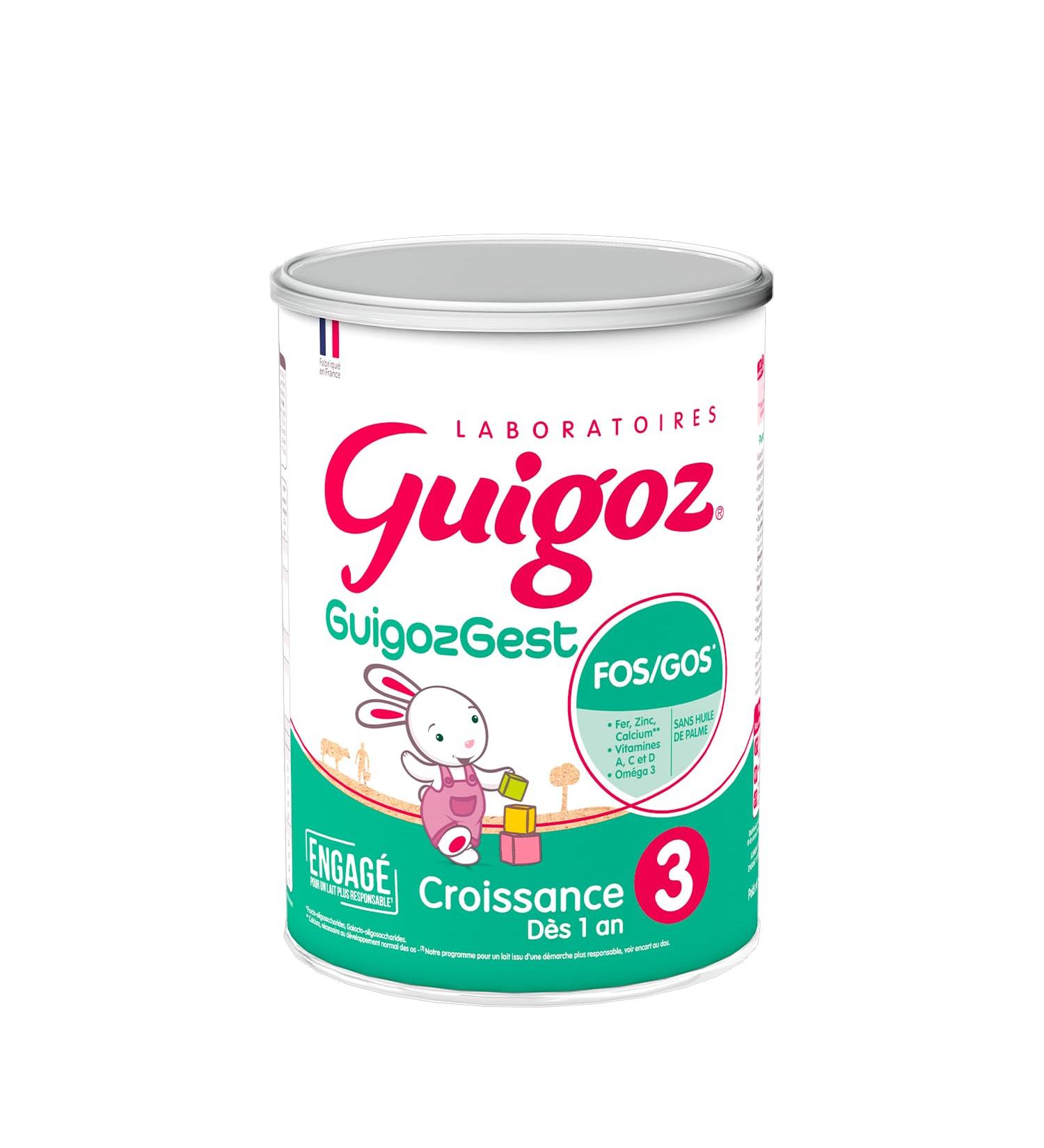 GUIGOZ GUIGOZGest 3 Lait de croissance en poudre de 1 3 ans - Bo te de 800g 800 g (Lot de 1) - Buy Online on GoSupps.com