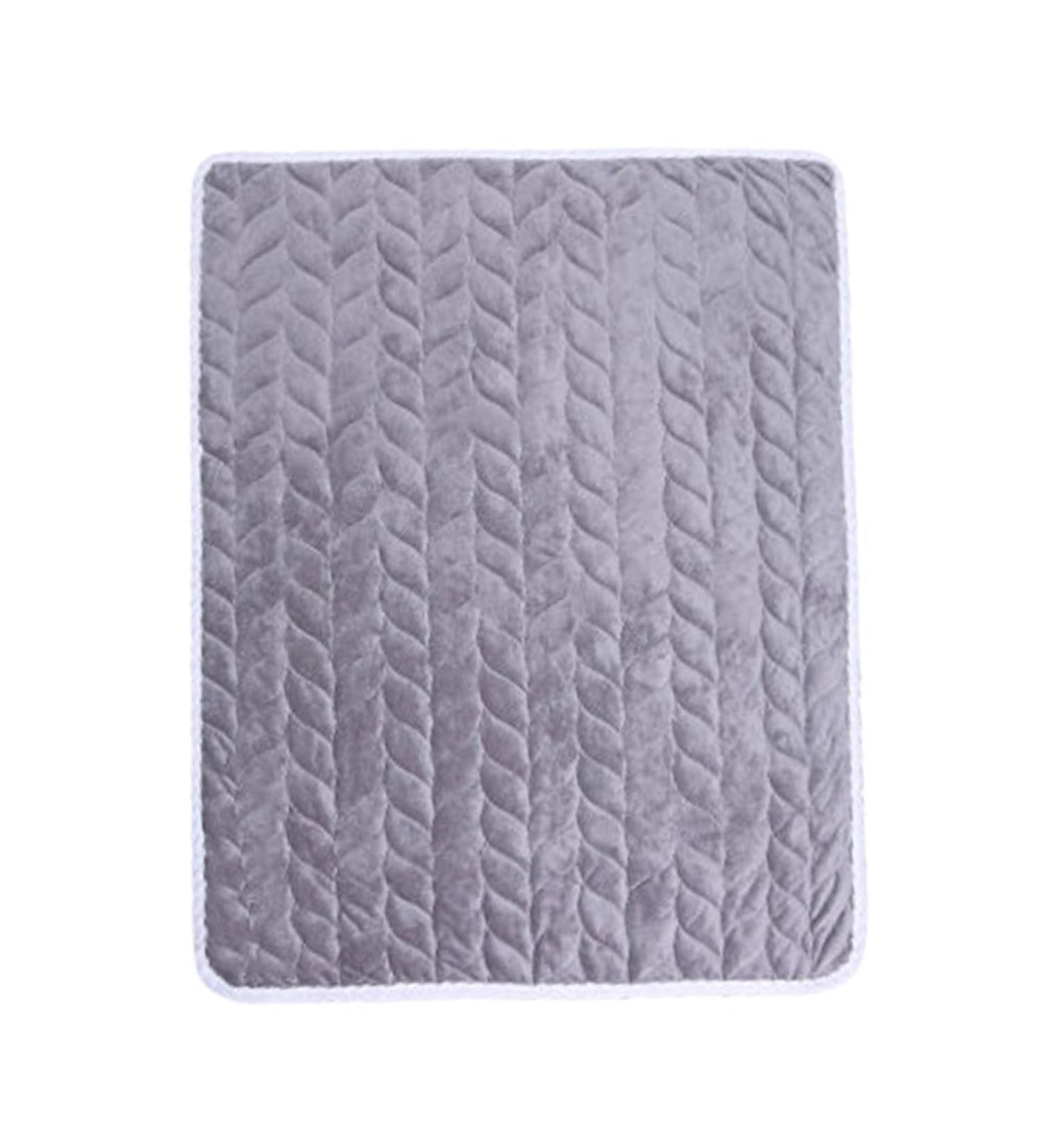 Liveinu Waterproof Fleece Mattress Protector - Anti-Slip Breathable Incontinence Cover for Babies Seniors and Pregnant Women - Reusable Absorbent Pads 90x120cm Gray - Buy Online on GoSupps.com