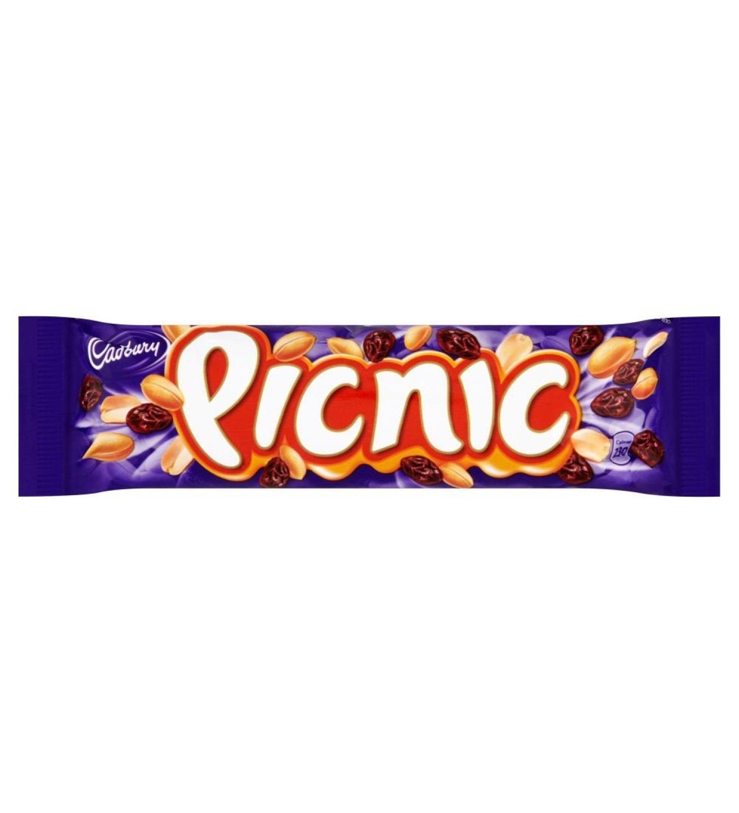 Cadbury - Picnic chocolate bar - set of 12 bars of 48g