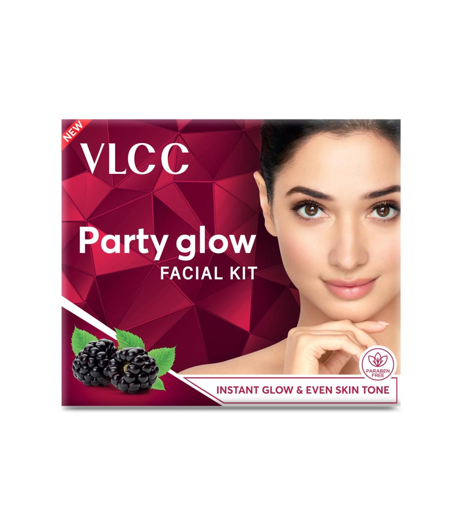 VLCC Facial Party Glow 60gm - Radiant Skin for Any Occasion | International Shipping - Buy Online on GoSupps.com