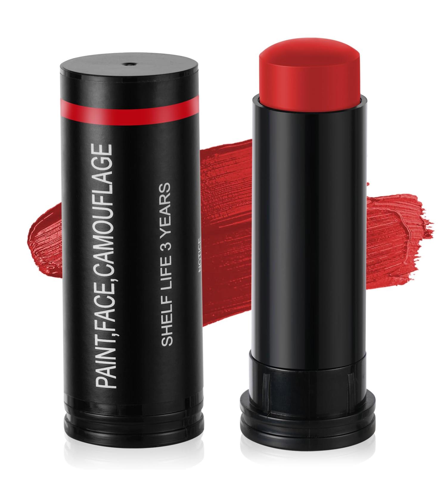  AOMIG Aomig Body Pencil Paint Stick Makeup Sticks for Face and Body Halloween Body Art Party Makeup (Red) - Buy Online on GoSupps.com